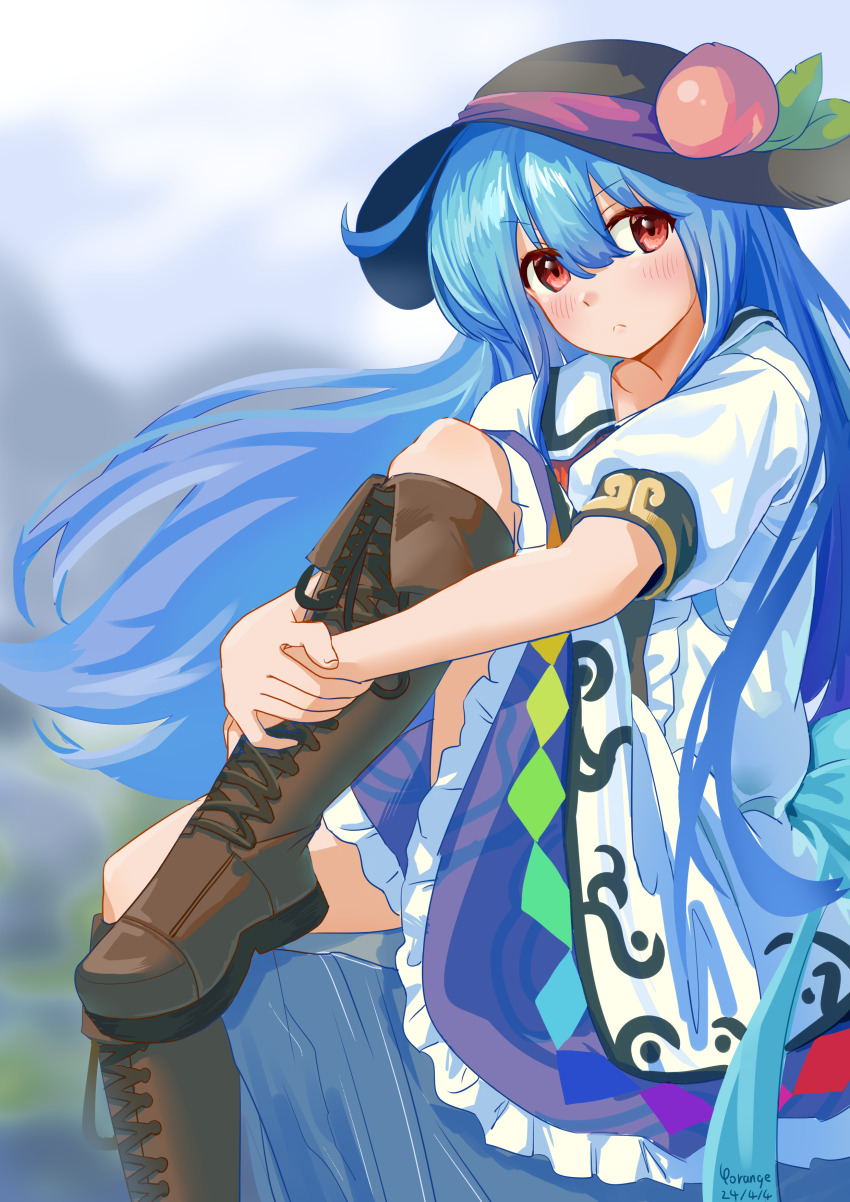 Hinanawi Tenshi (Touhou) Rule 34 Image