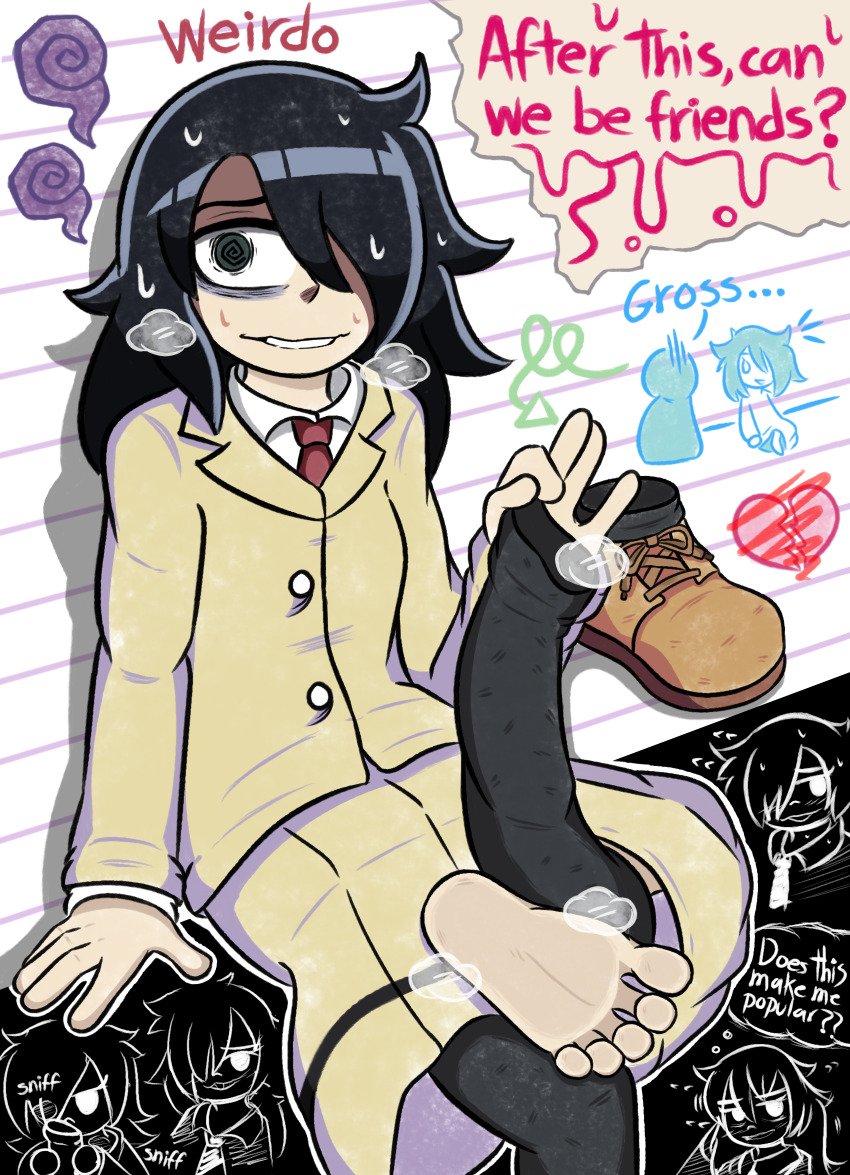 Kuroki Tomoko (Watashi Ga Motenai No Wa Dou Kangaetemo Omaera Ga Warui!) Rule 34 Image