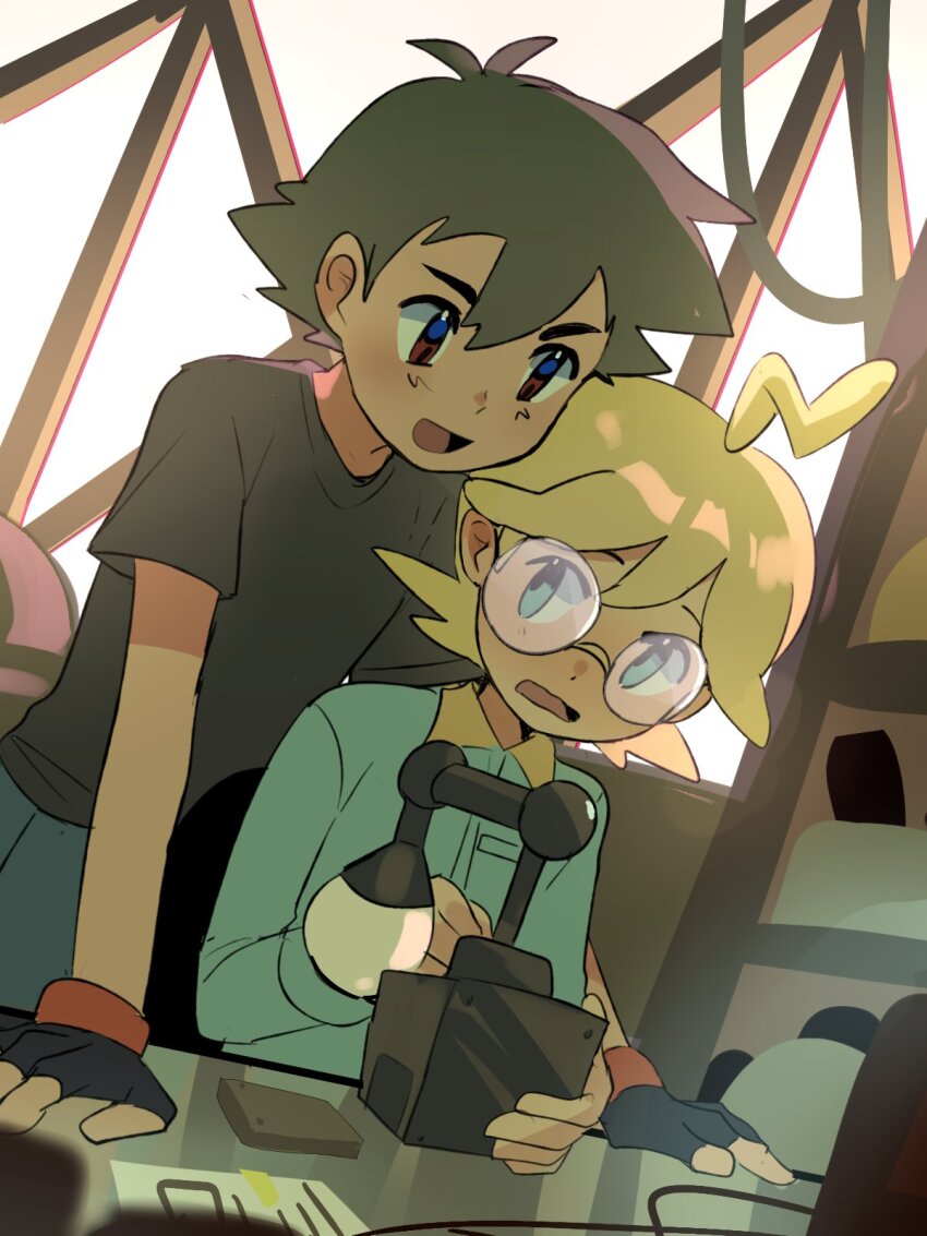 Ash Ketchum (Clemont (Pokemon)) Rule 34 Image