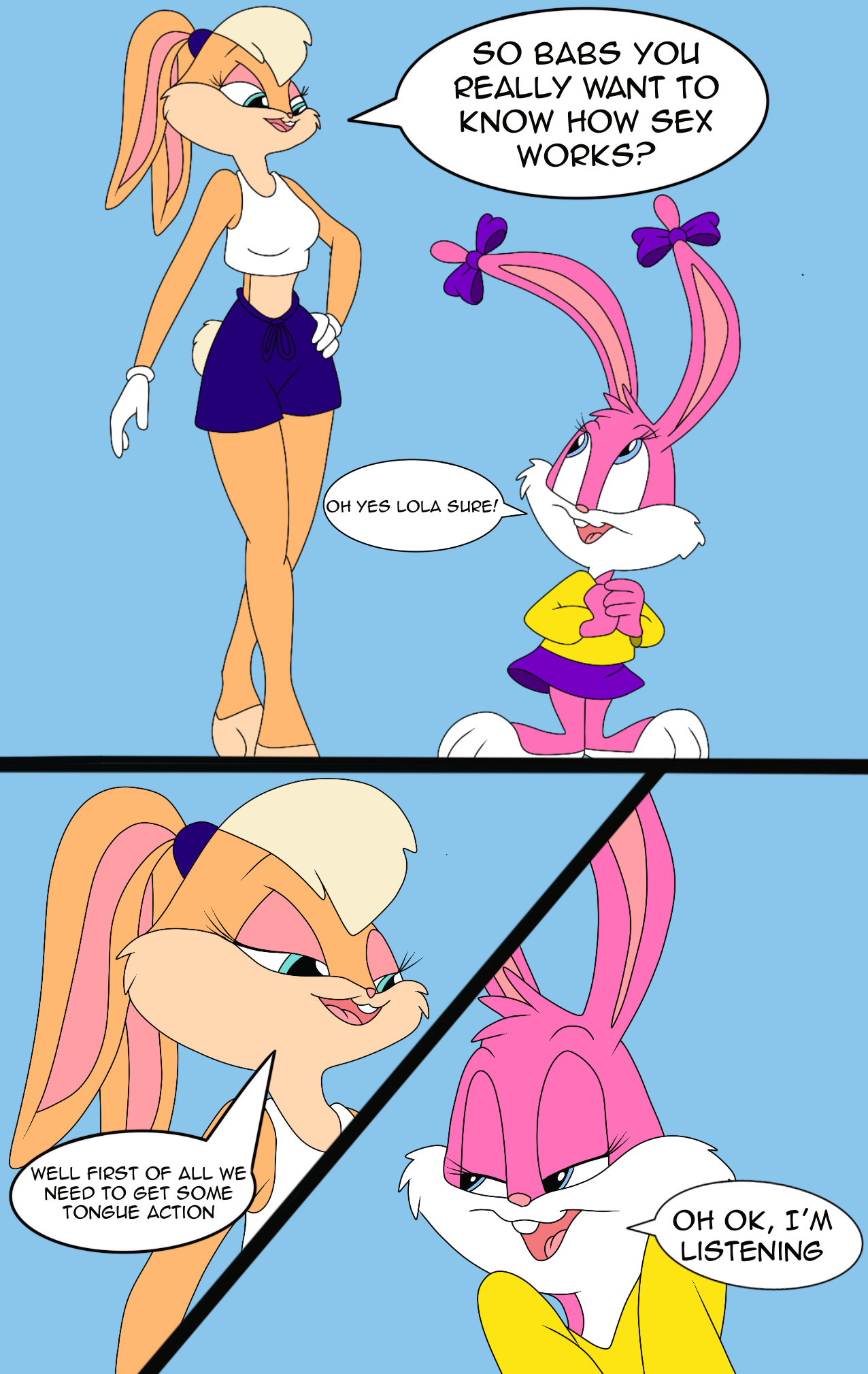 Babs Bunny (Looney Tunes) Rule 34 Image