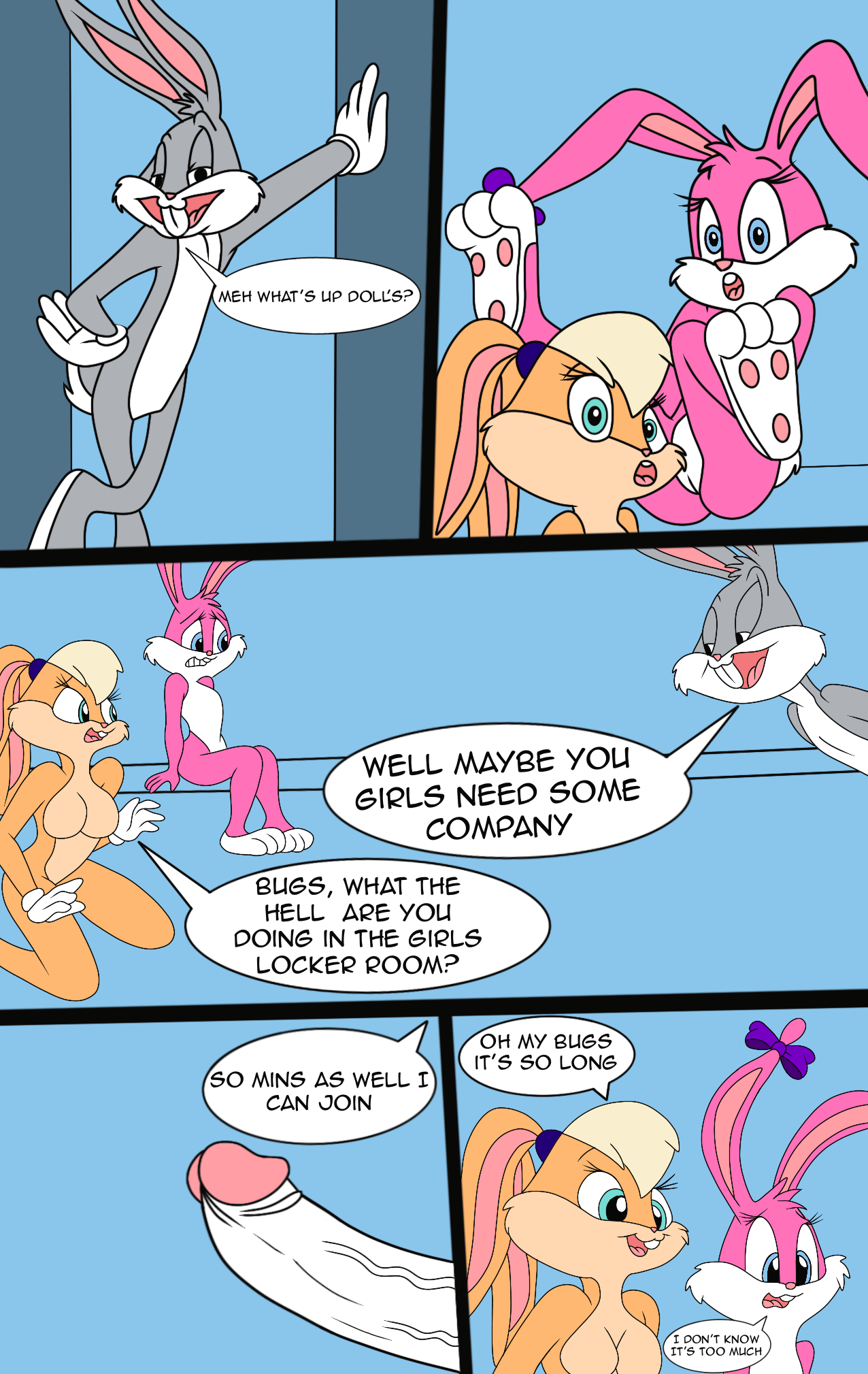 Babs Bunny (Looney Tunes) Rule 34 Image