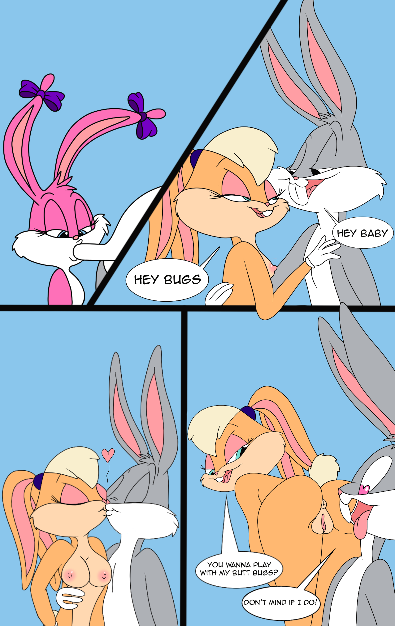 Babs Bunny (Looney Tunes) Rule 34 Image