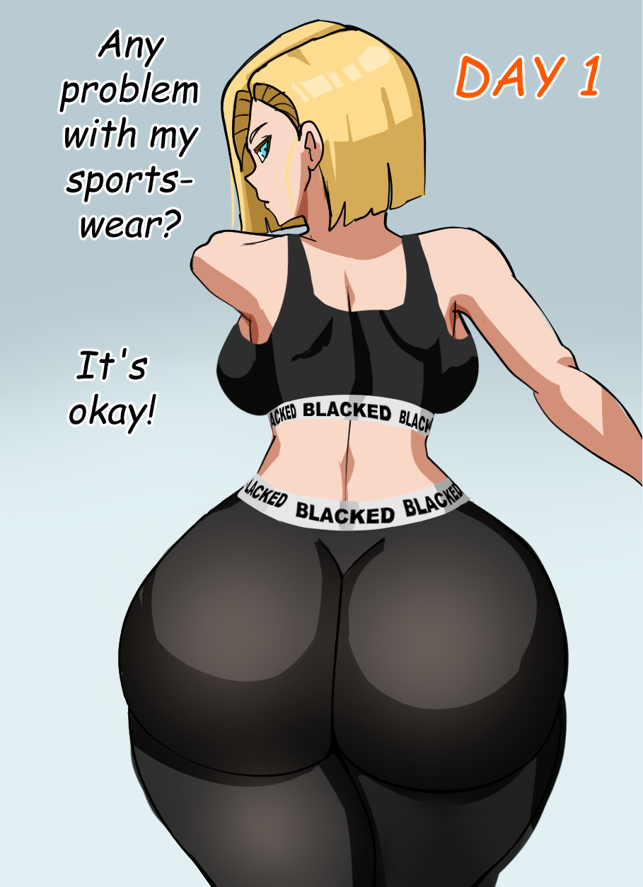 Android 18 (Blacked) Rule 34 Image