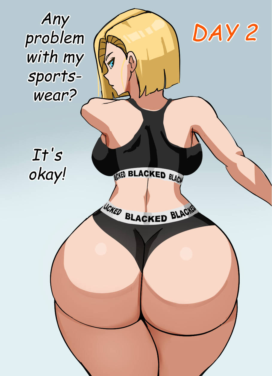 Android 18 (Blacked) Rule 34 Image