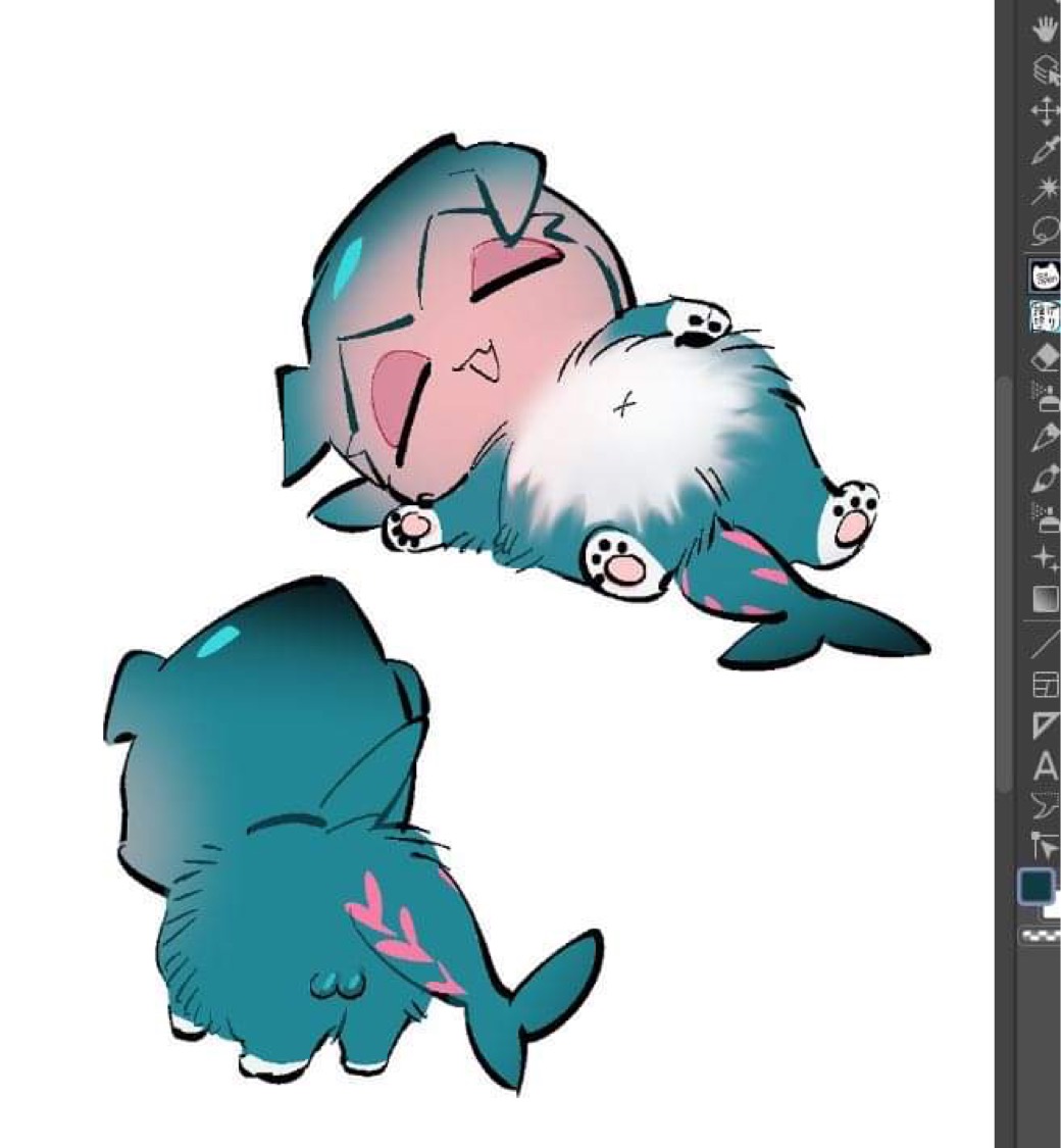 Sorbet Shark Cookie (Cookie Run) Rule 34 Image