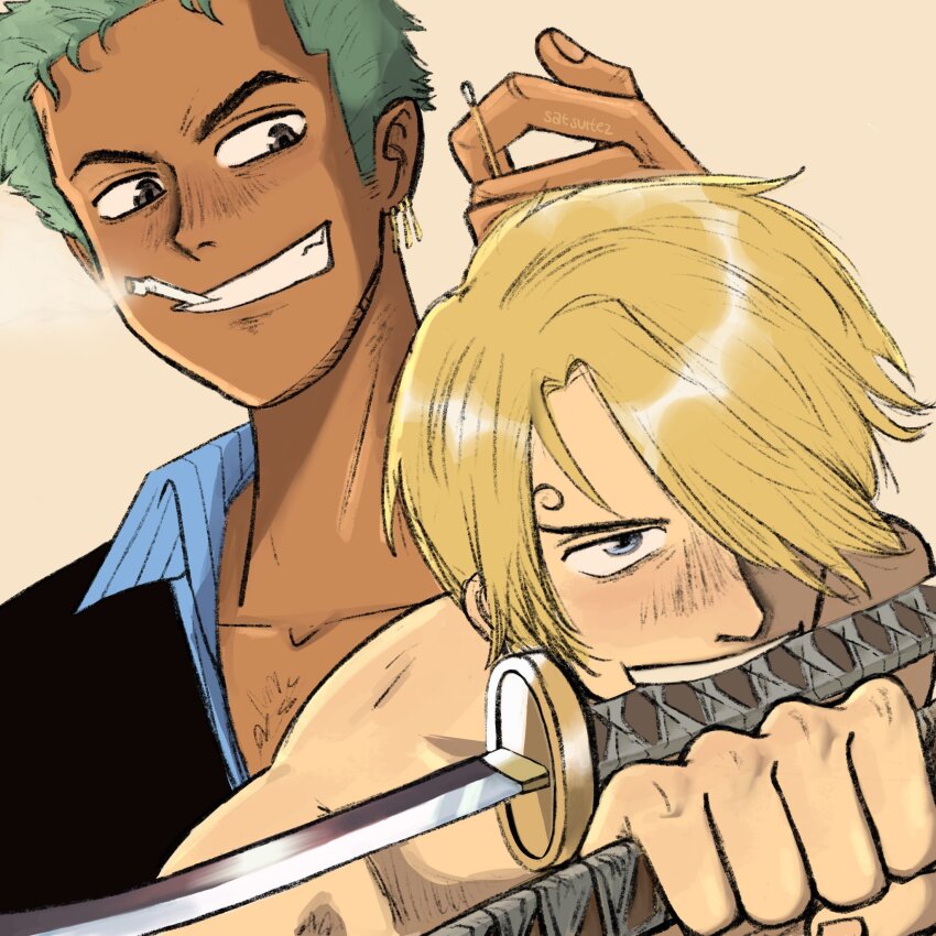 Roronoa Zoro (One Piece) Rule 34 Image
