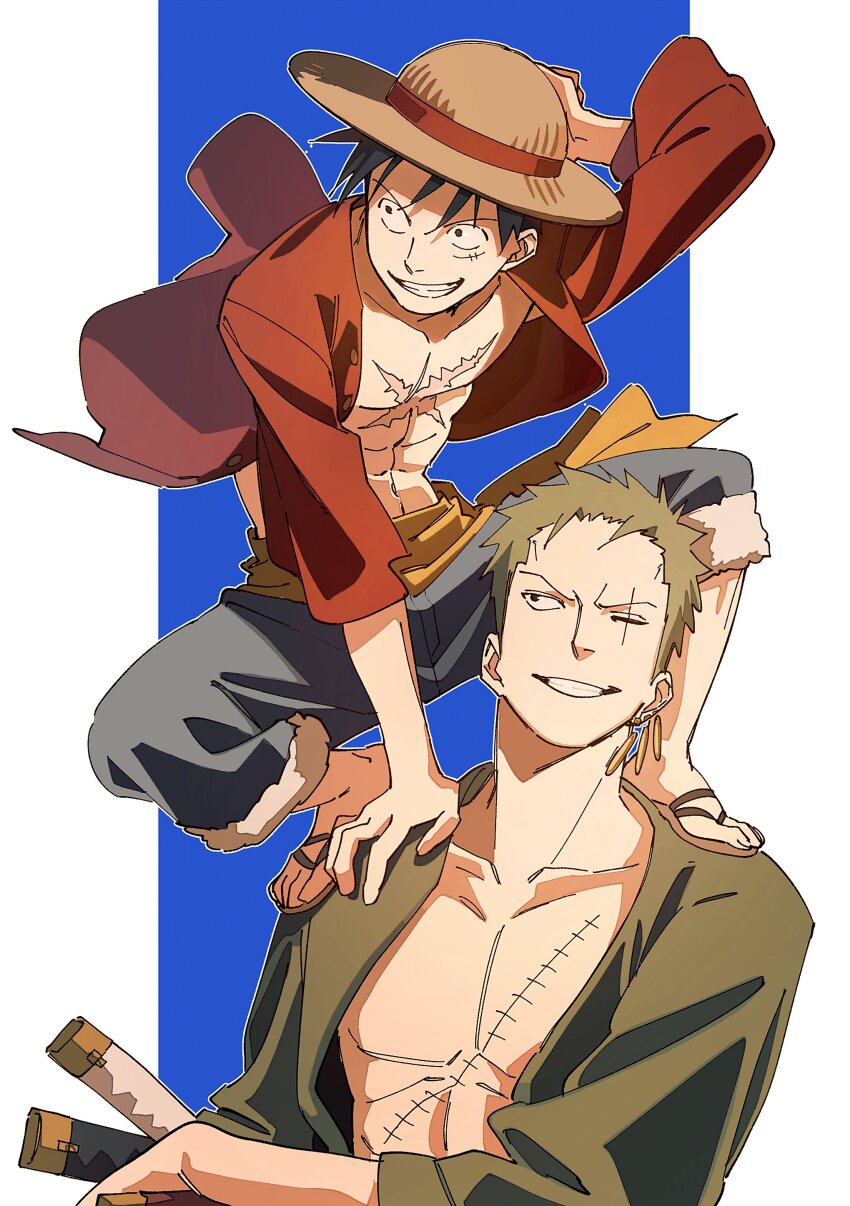 Roronoa Zoro (Monkey D. Luffy) Rule 34 Image