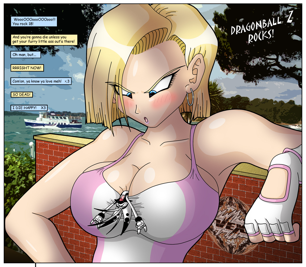Android 18 (Dragon Ball) Rule 34 Image