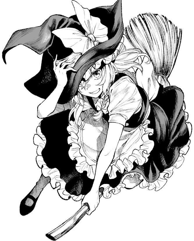 Kirisame Marisa (Touhou) Rule 34 Image
