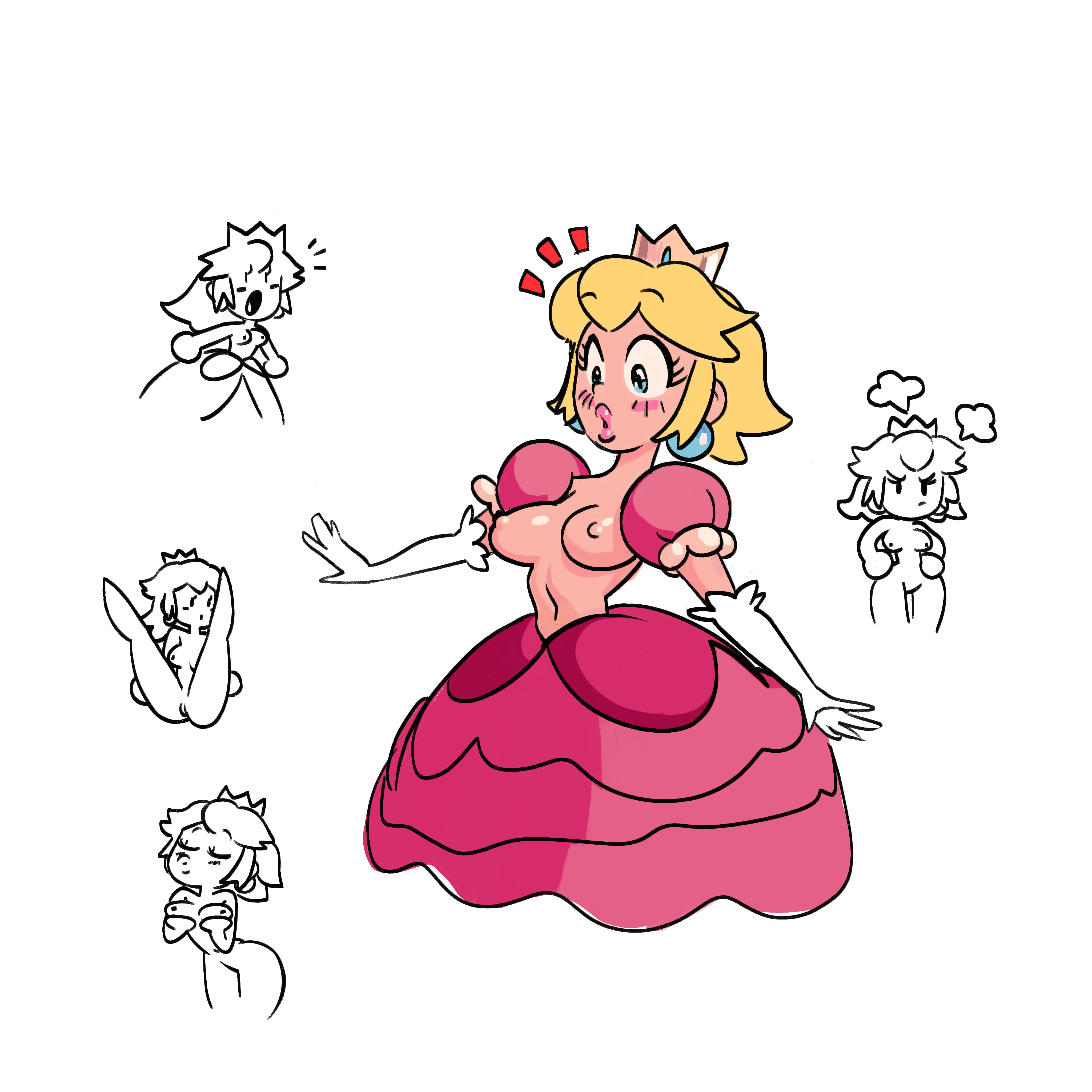 Princess Peach (Mario (Series)) Rule 34 Image