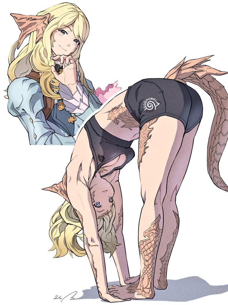 Au Ra (Final Fantasy) Rule 34 Image