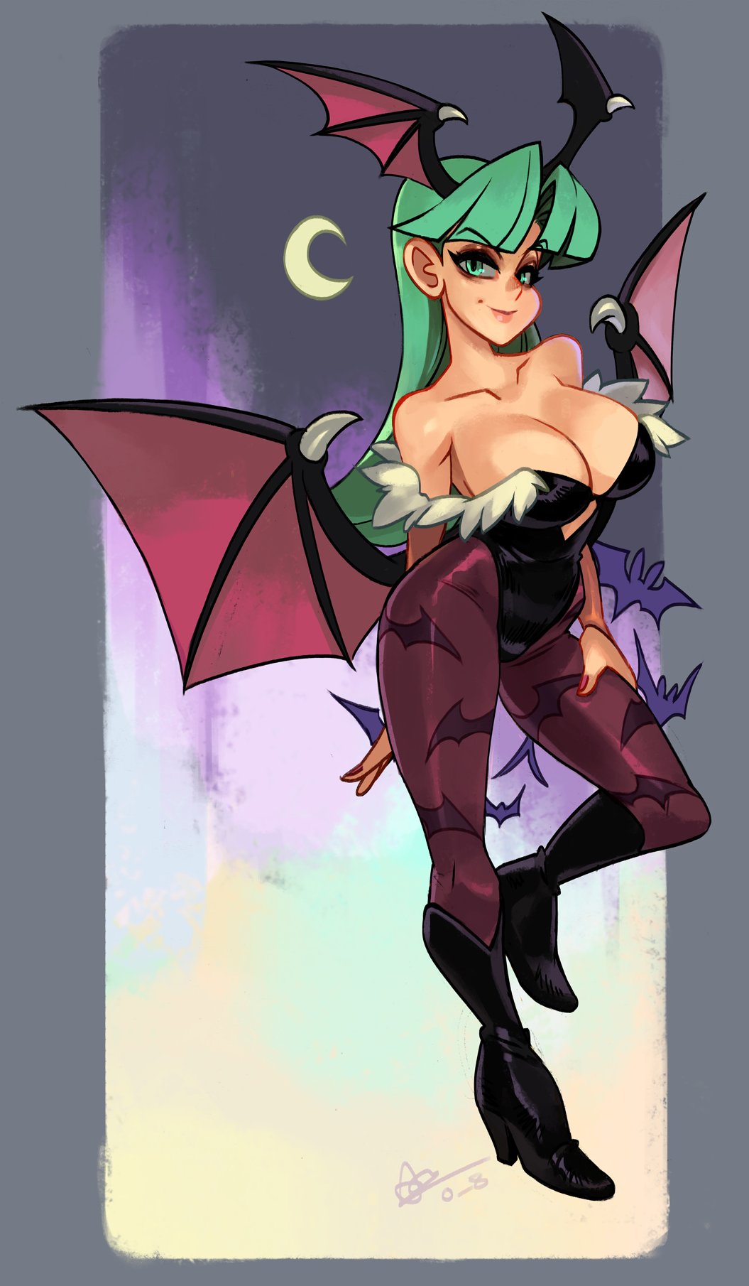 Morrigan Aensland (Darkstalkers) Rule 34 Image