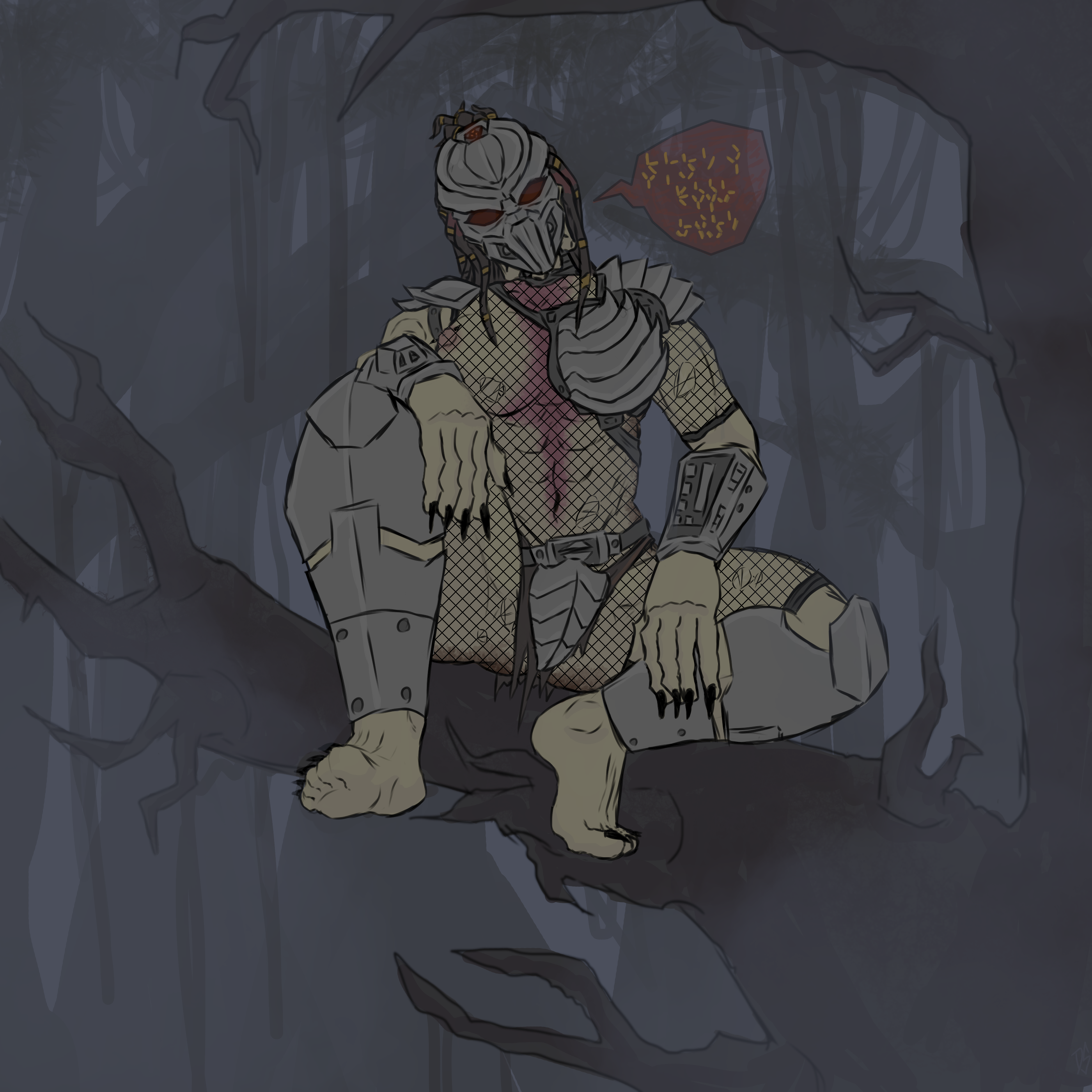 Female Yautja (Predator (Franchise)) Rule 34 Image