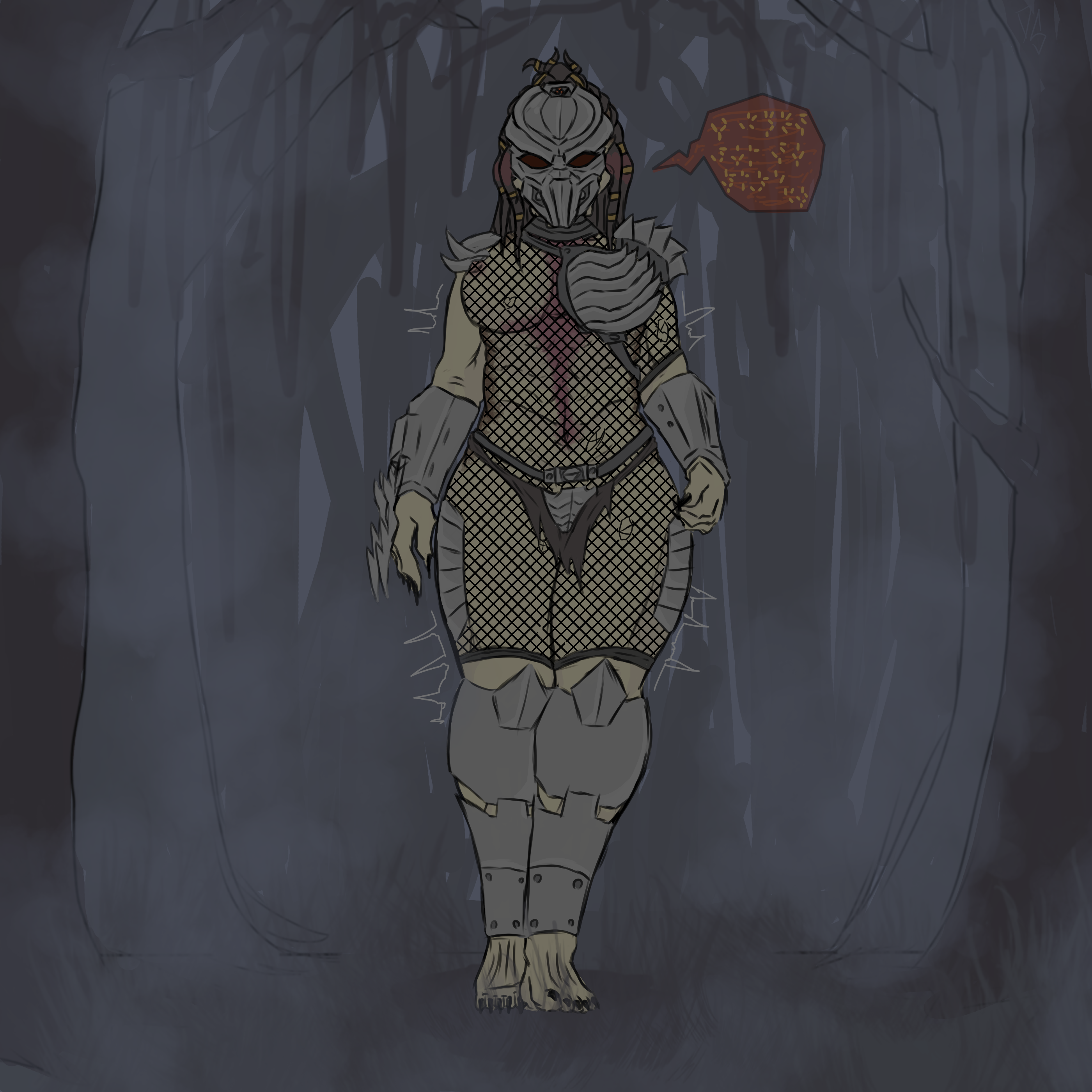 Female Yautja (Predator (Franchise)) Rule 34 Image