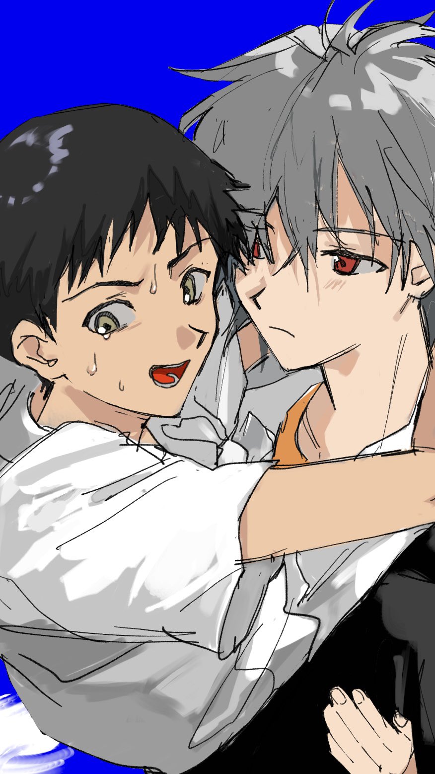 Ikari Shinji (Nagisa Kaworu) Rule 34 Image