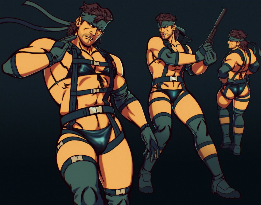Solid Snake (Metal Gear (Series)) Rule 34 Image