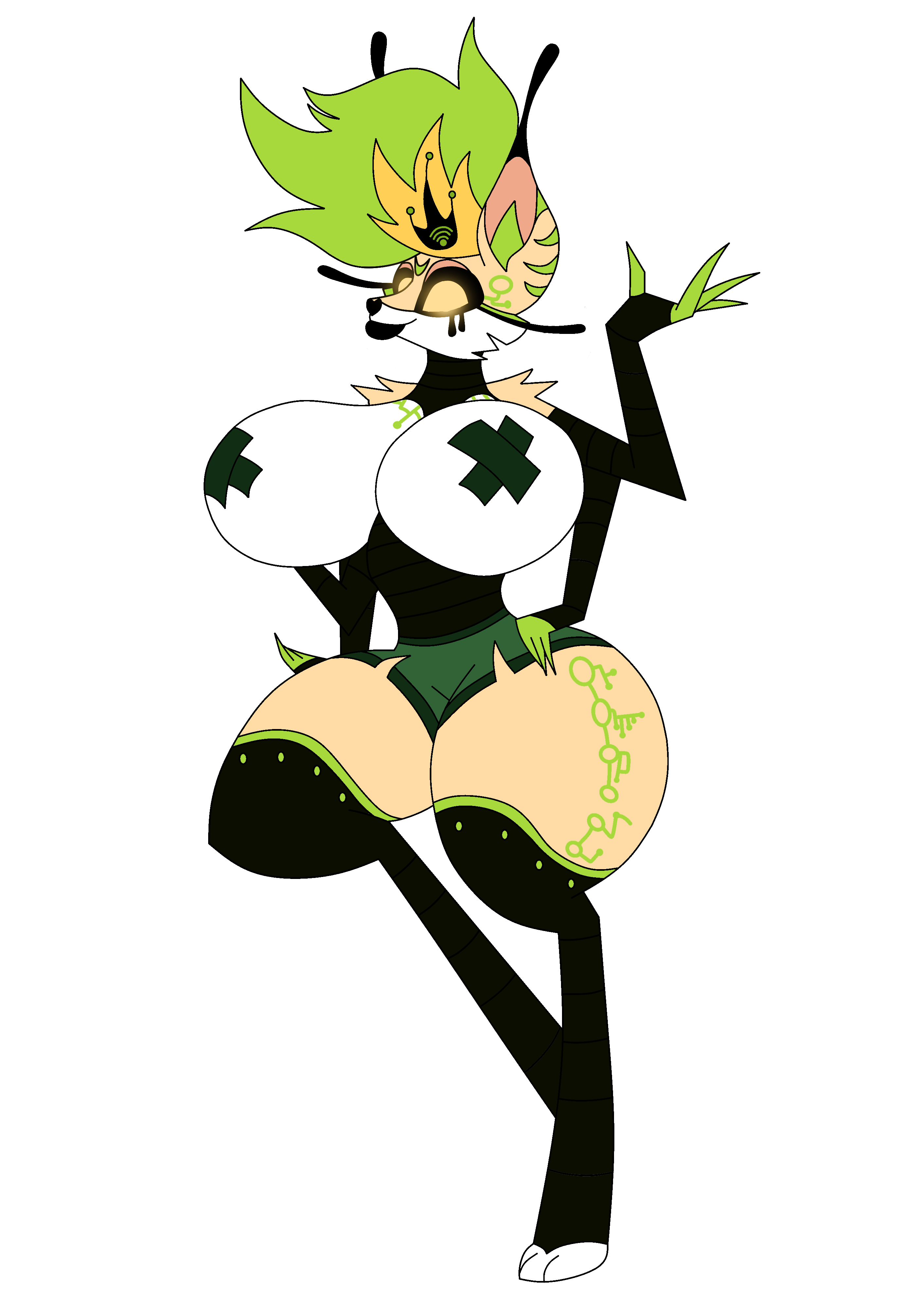 Queen Bee-Lzebub (Helluva Boss) Rule 34 Image