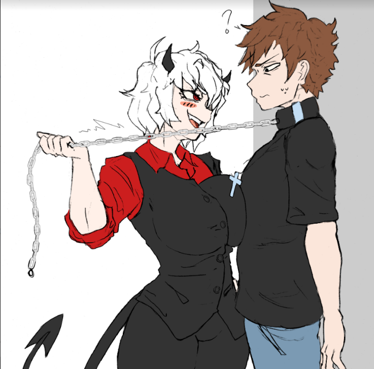 Malina (Helltaker) Rule 34 Image