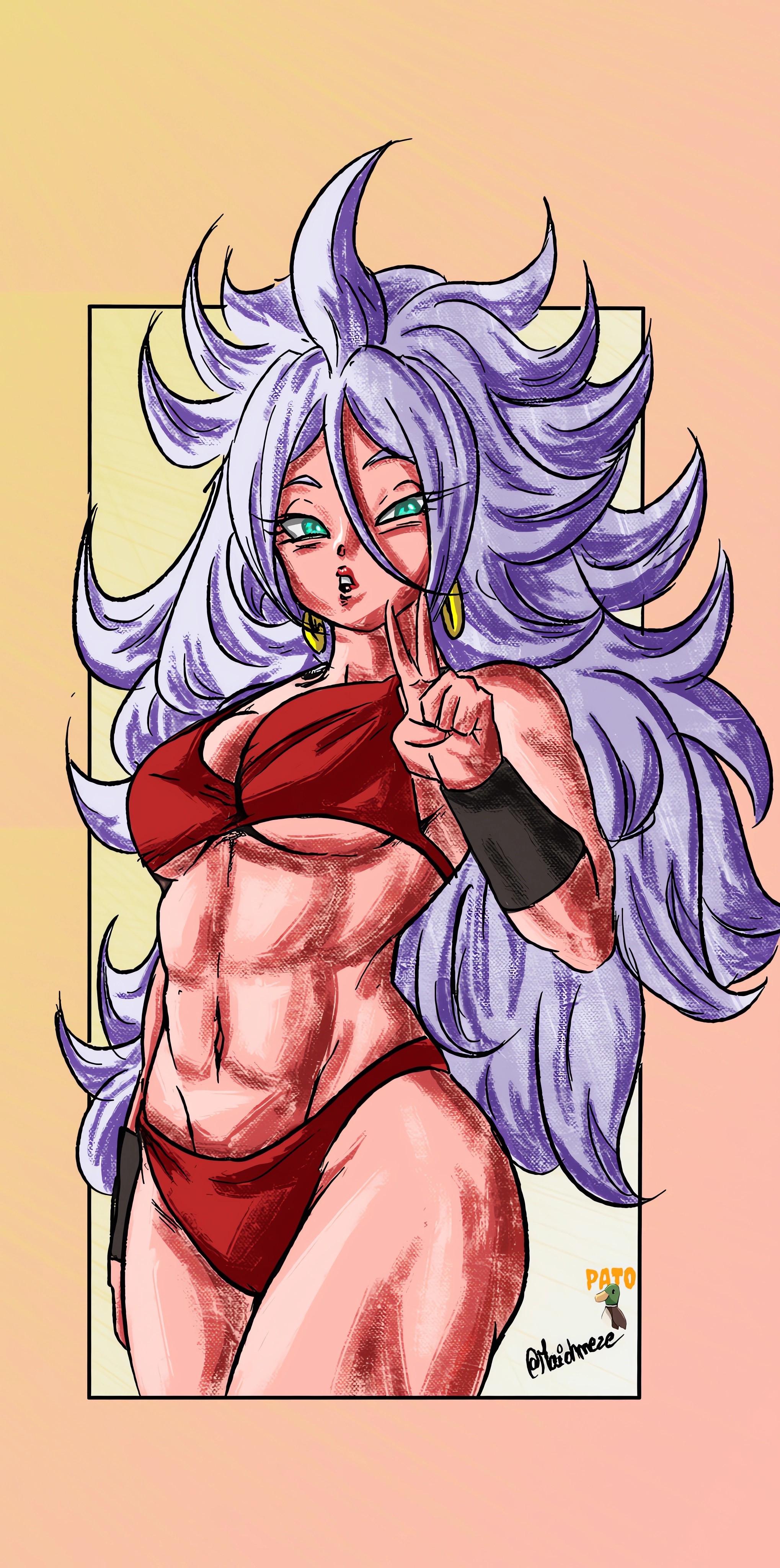 Android 21 (Dragon Ball) Rule 34 Image