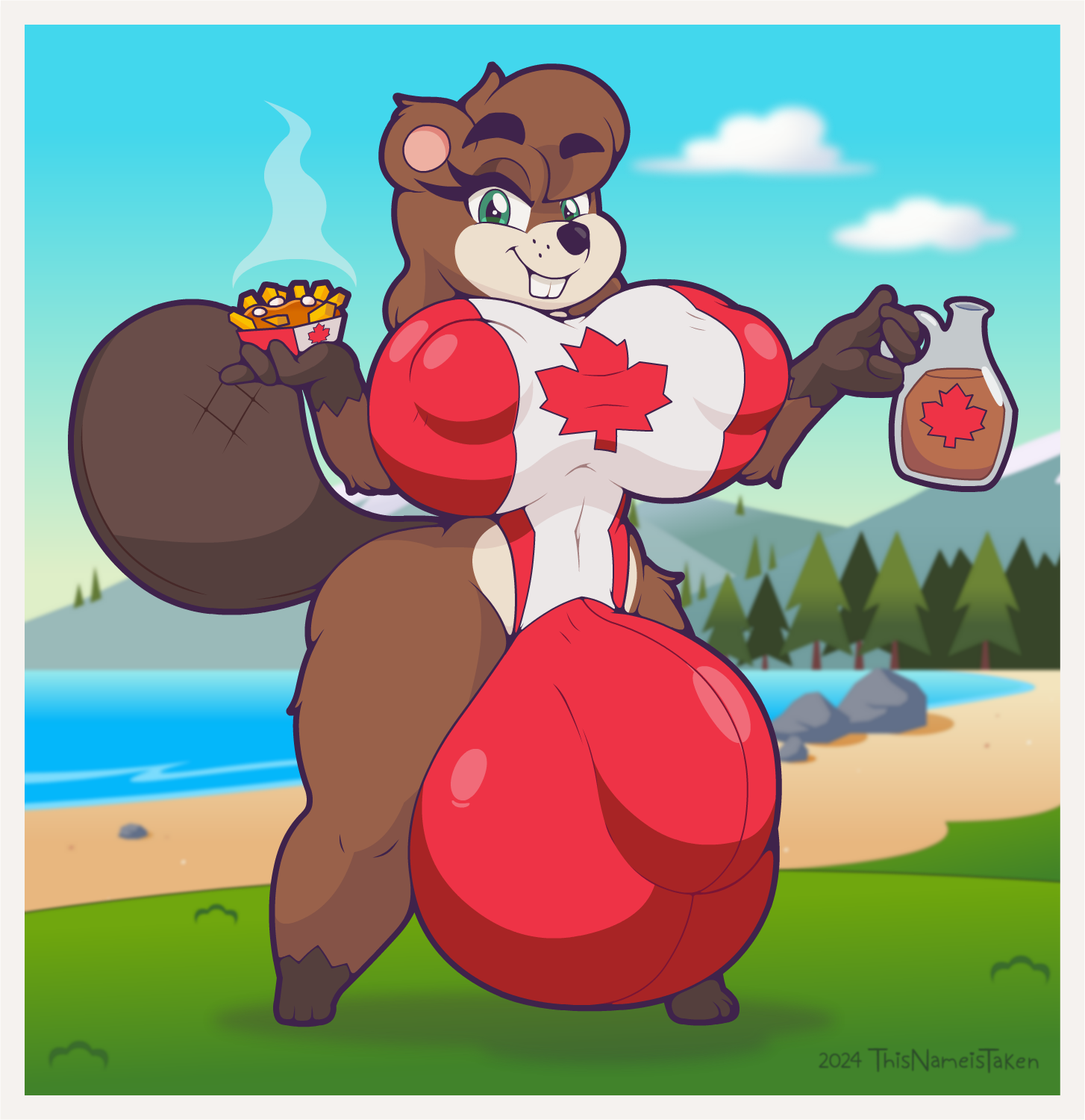 Original Character (Canada Day) Rule 34 Image
