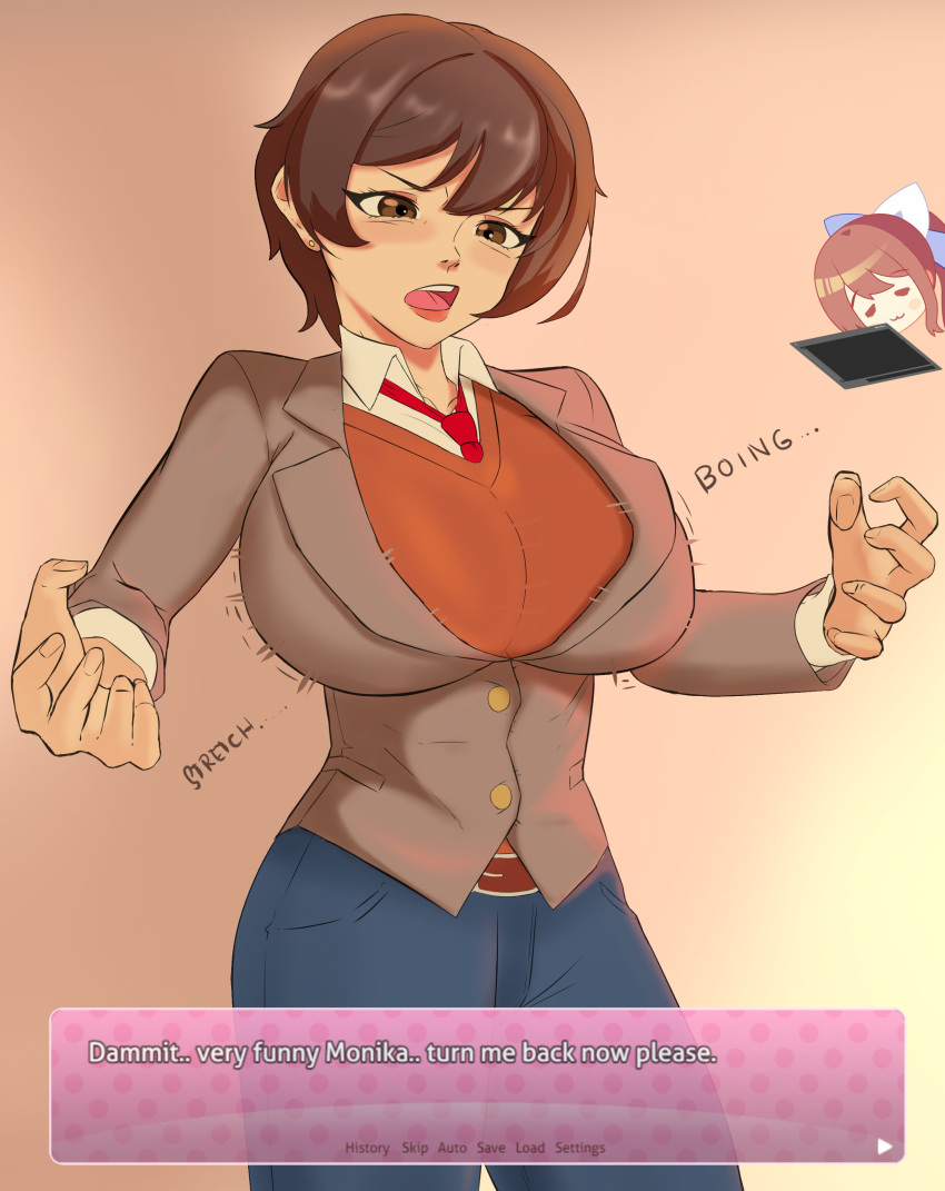 Femc (Doki Doki Literature Club) Rule 34 Image