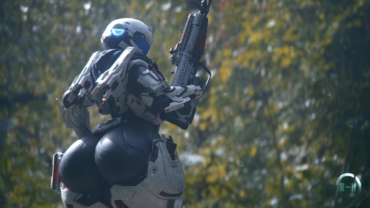 Female Spartan (Halo) Rule 34 Image