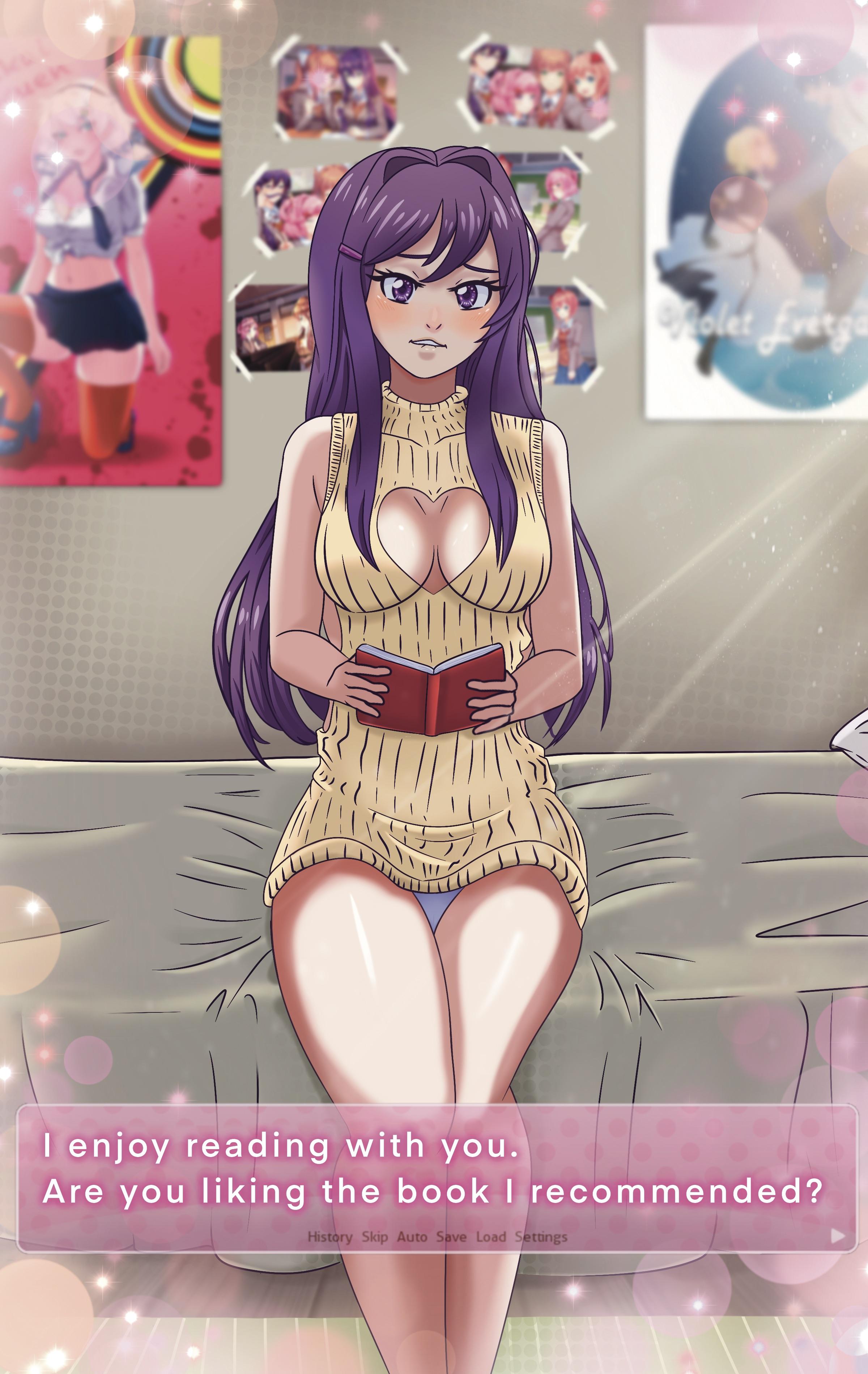 Yuri (Doki Doki Literature Club) Rule 34 Image
