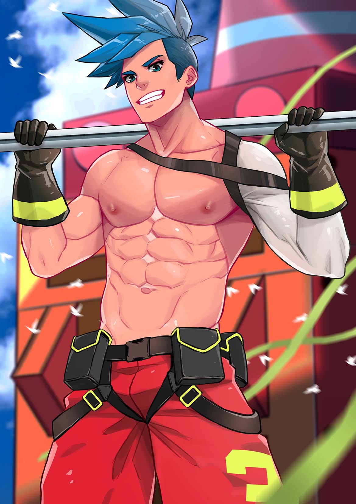 Galo Thymos (Promare) Rule 34 Image