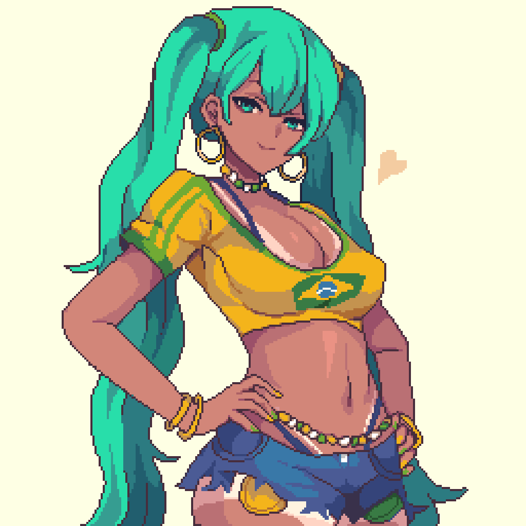 Brazilian Miku (Vocaloid) Rule 34 Image
