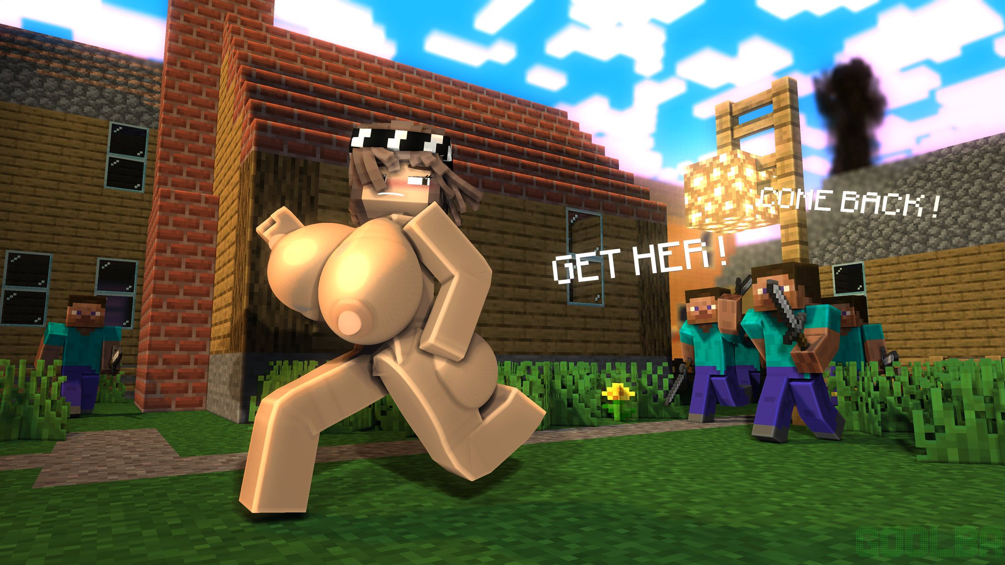 Steve (Minecraft) Rule 34 Image