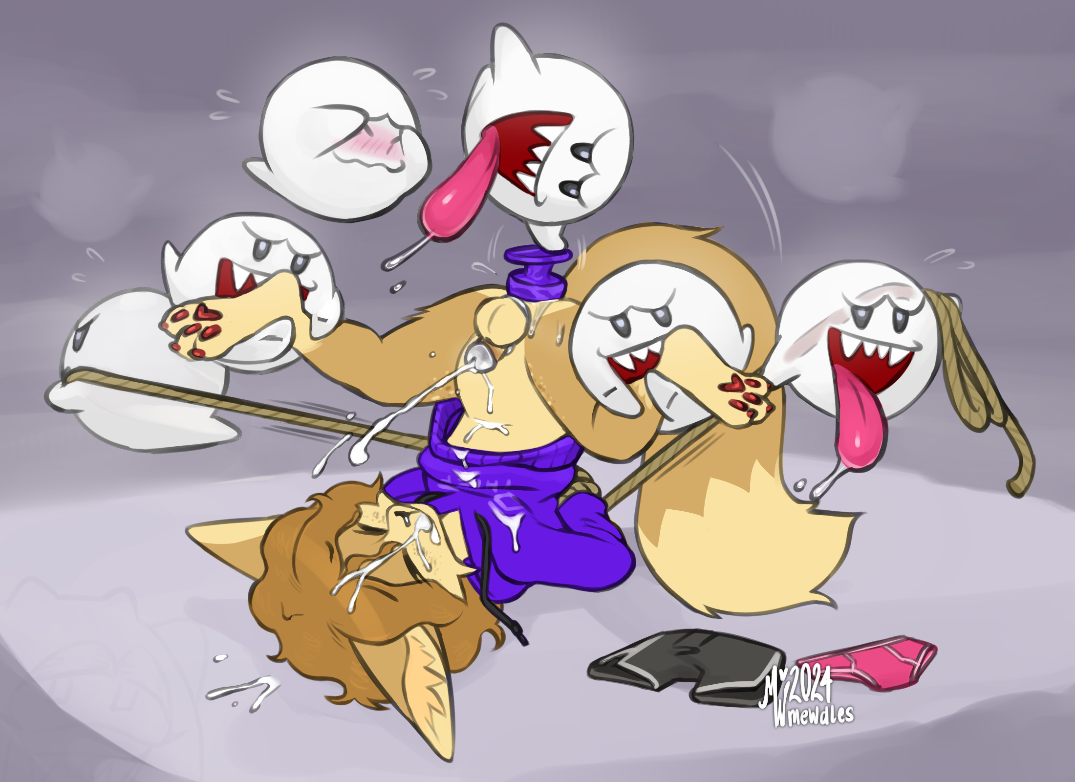 Boo (Mario) Rule 34 Image