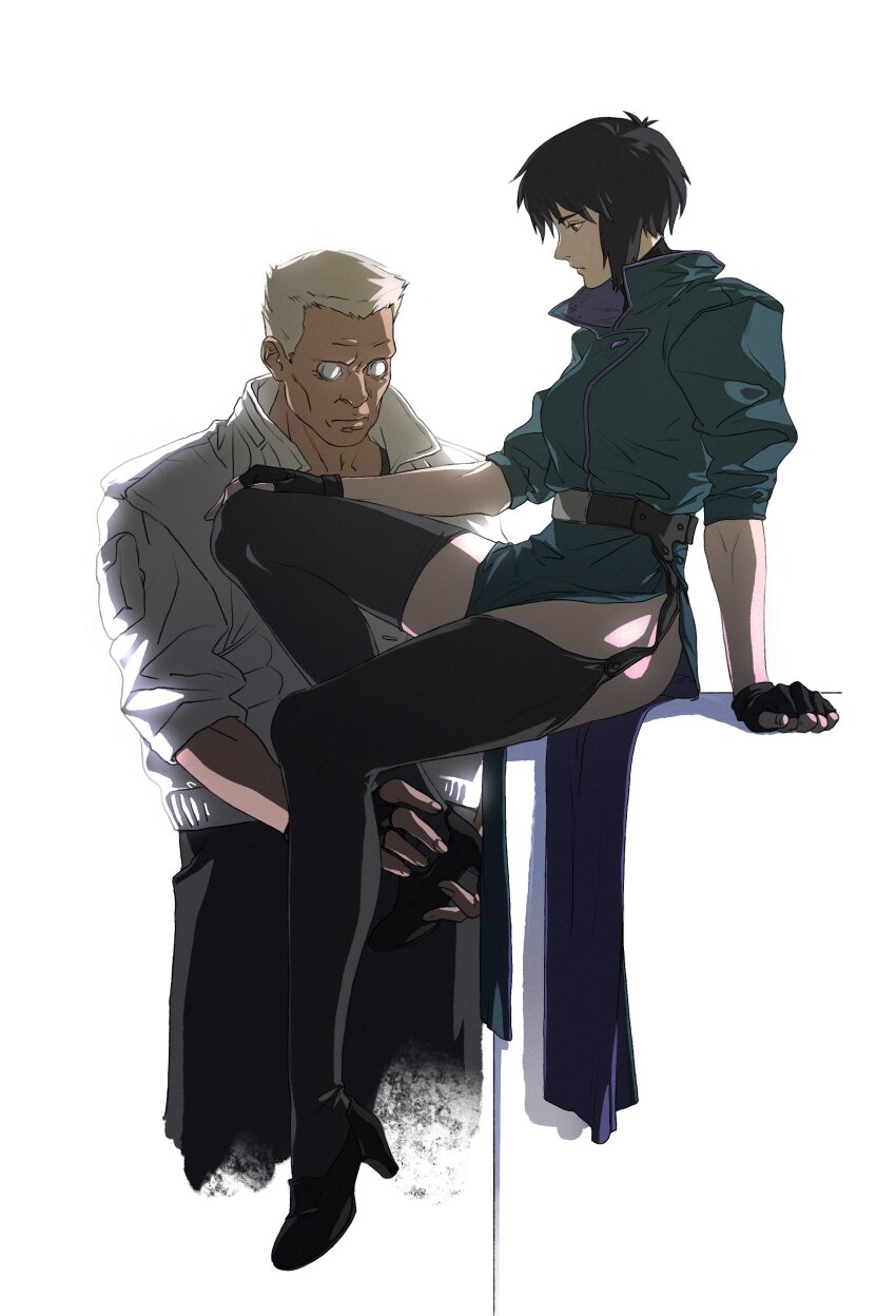 Kusanagi Motoko (Batou (Gits)) Rule 34 Image