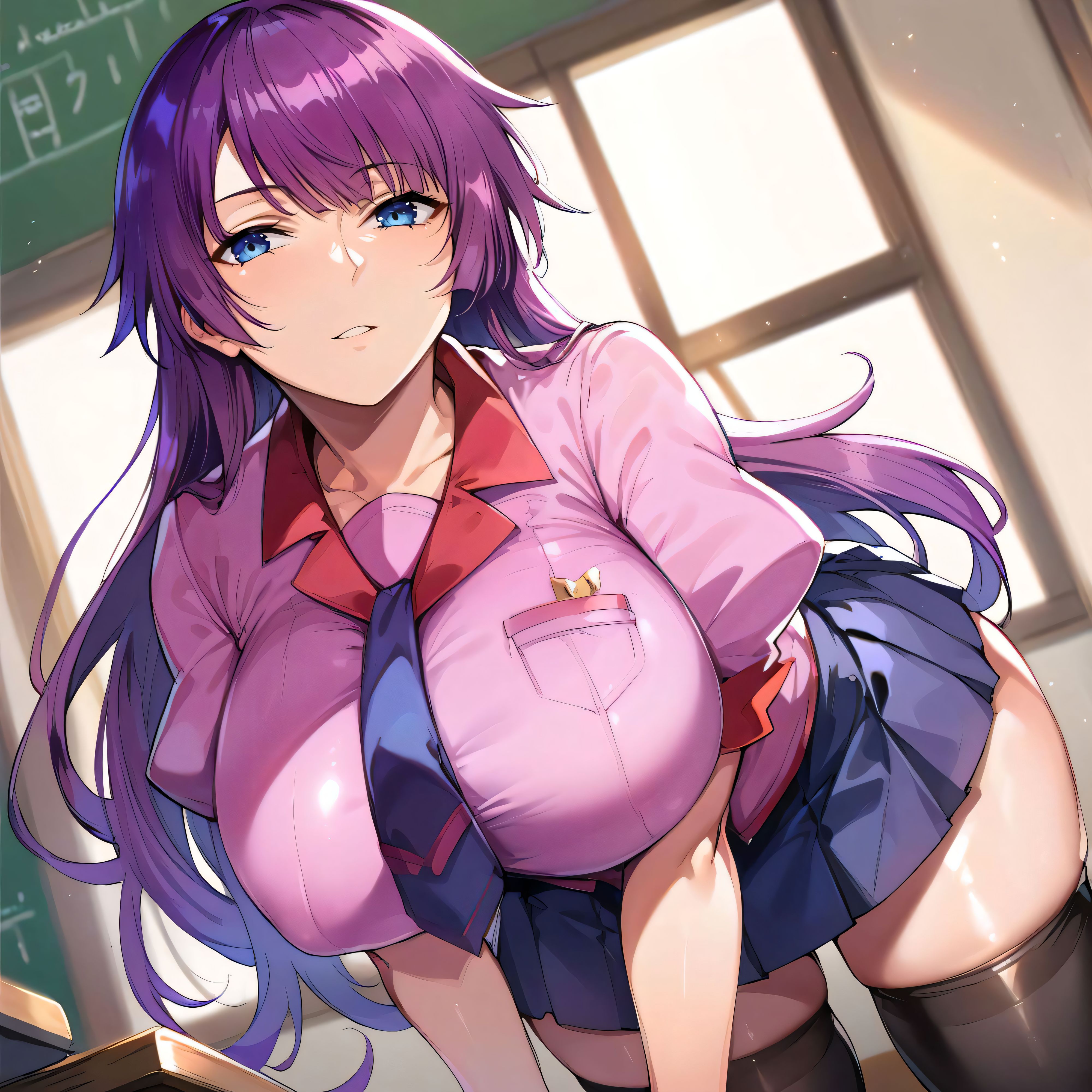 Senjougahara Hitagi (Monogatari (Series)) Rule 34 Image