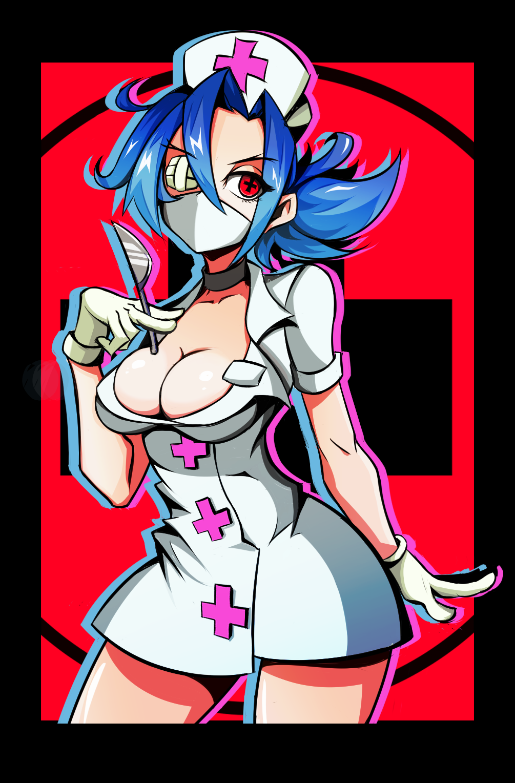 Valentine (Skullgirls) Rule 34 Image