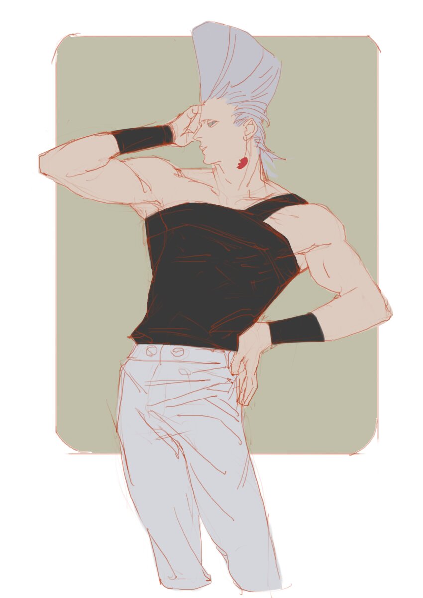 Jean Pierre Polnareff (Jojo No Kimyou Na Bouken) Rule 34 Image