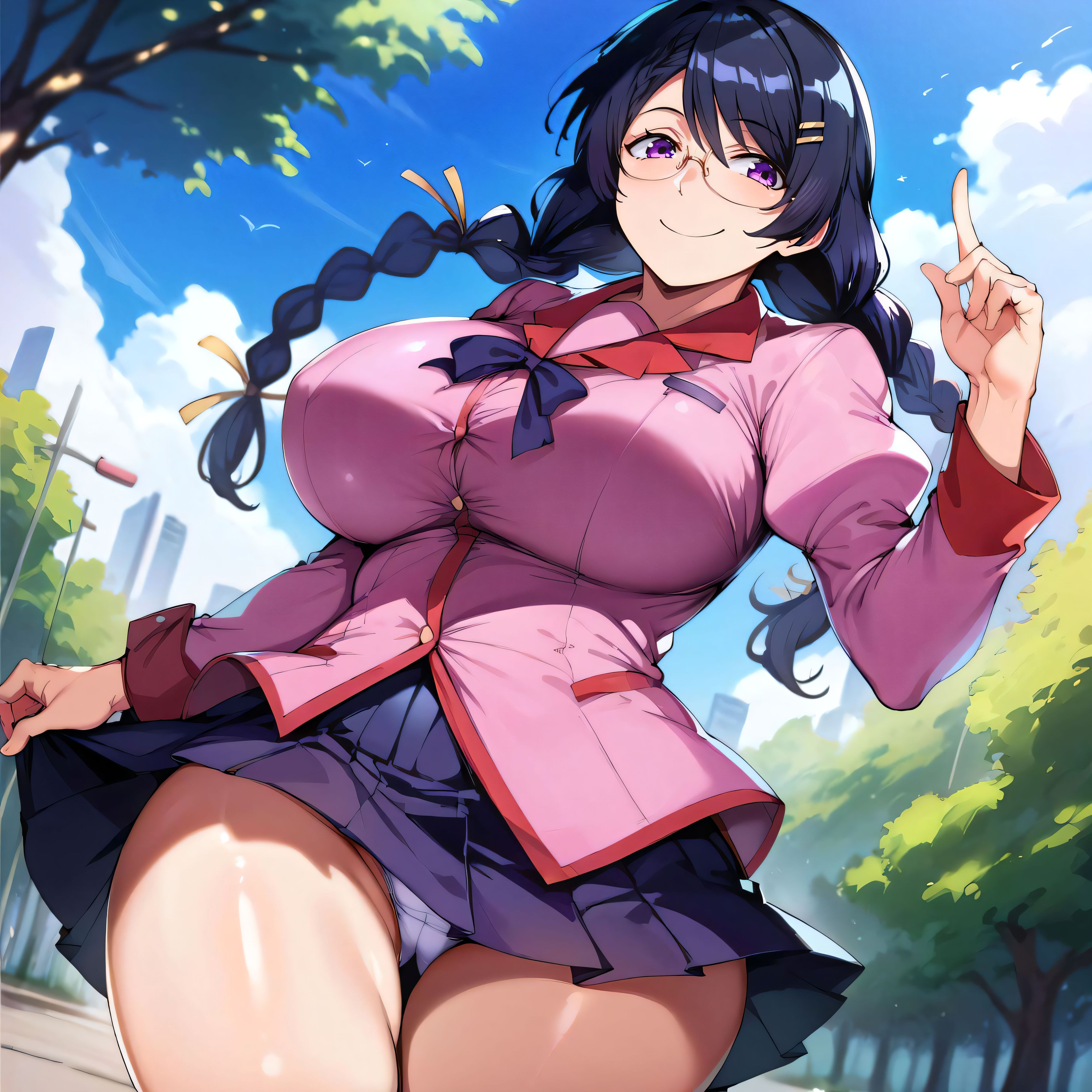 Hanekawa Tsubasa (Bakemonogatari) Rule 34 Image