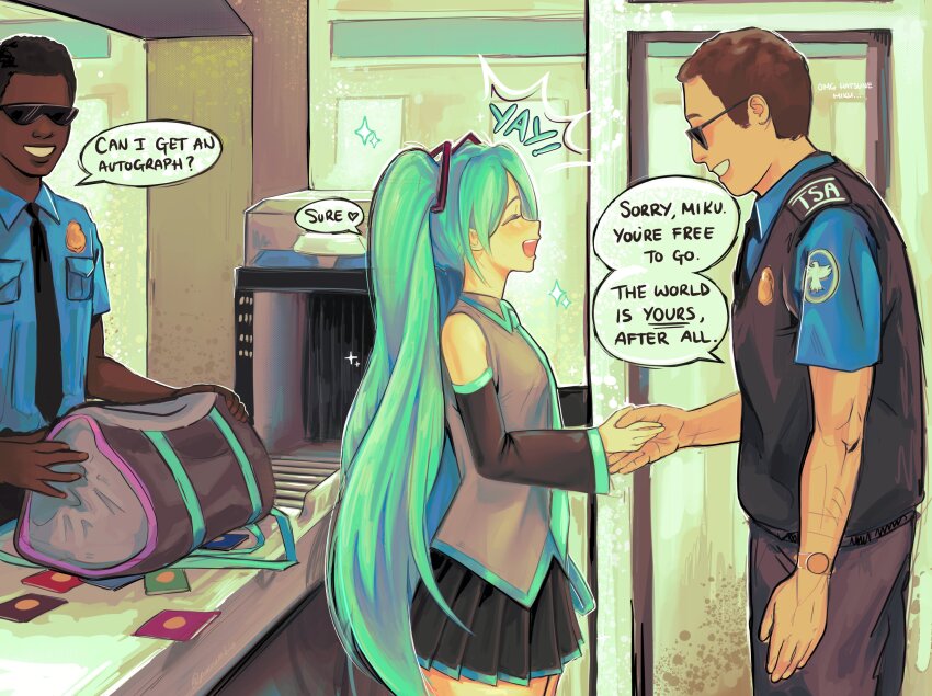 Hatsune Miku (Transportation Security Administration) Rule 34 Image