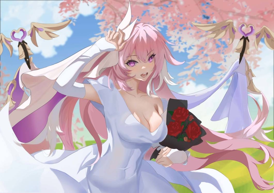 Elysia (Herrscher Of Human: Ego) (Honkai Impact) Rule 34 Image