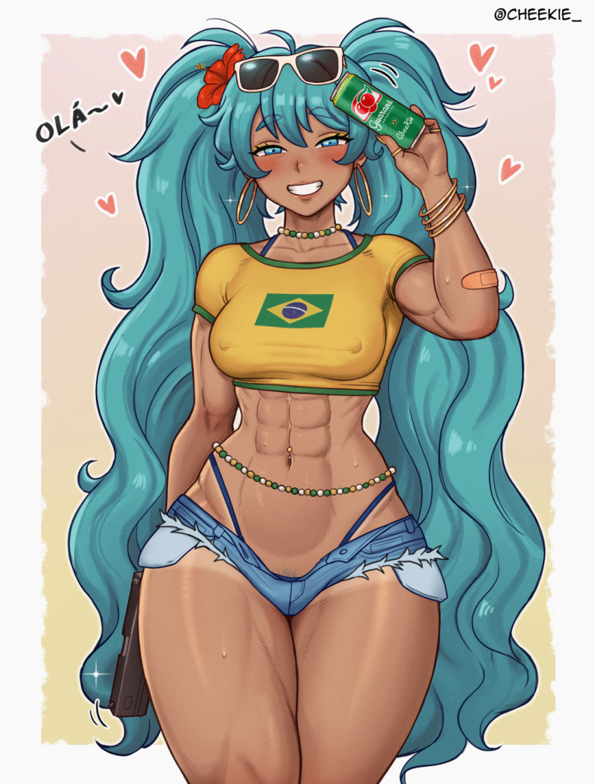 Brazilian Miku (Guarana Antarctica) Rule 34 Image