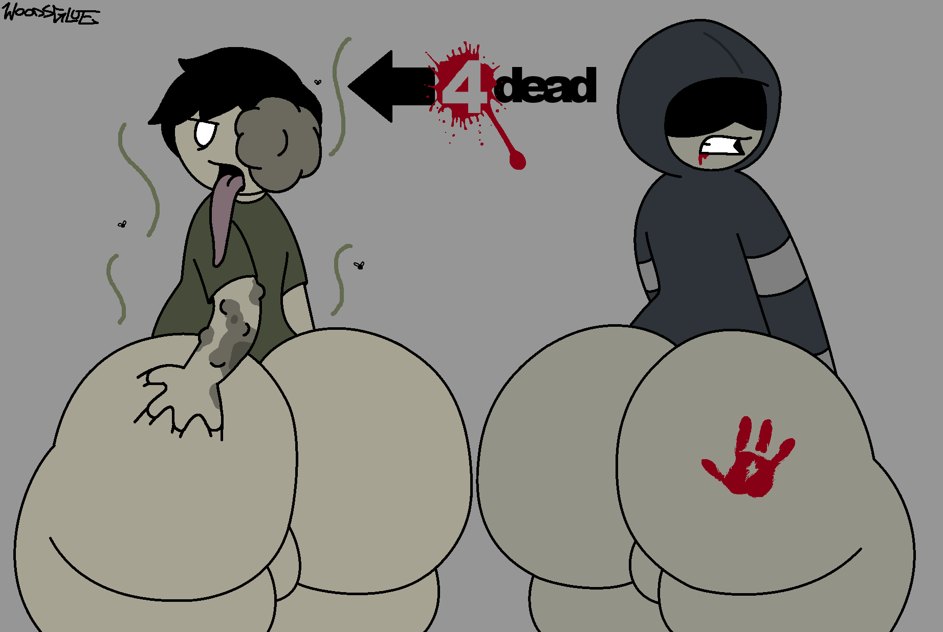 Hunter (Left 4 Dead) Rule 34 Image