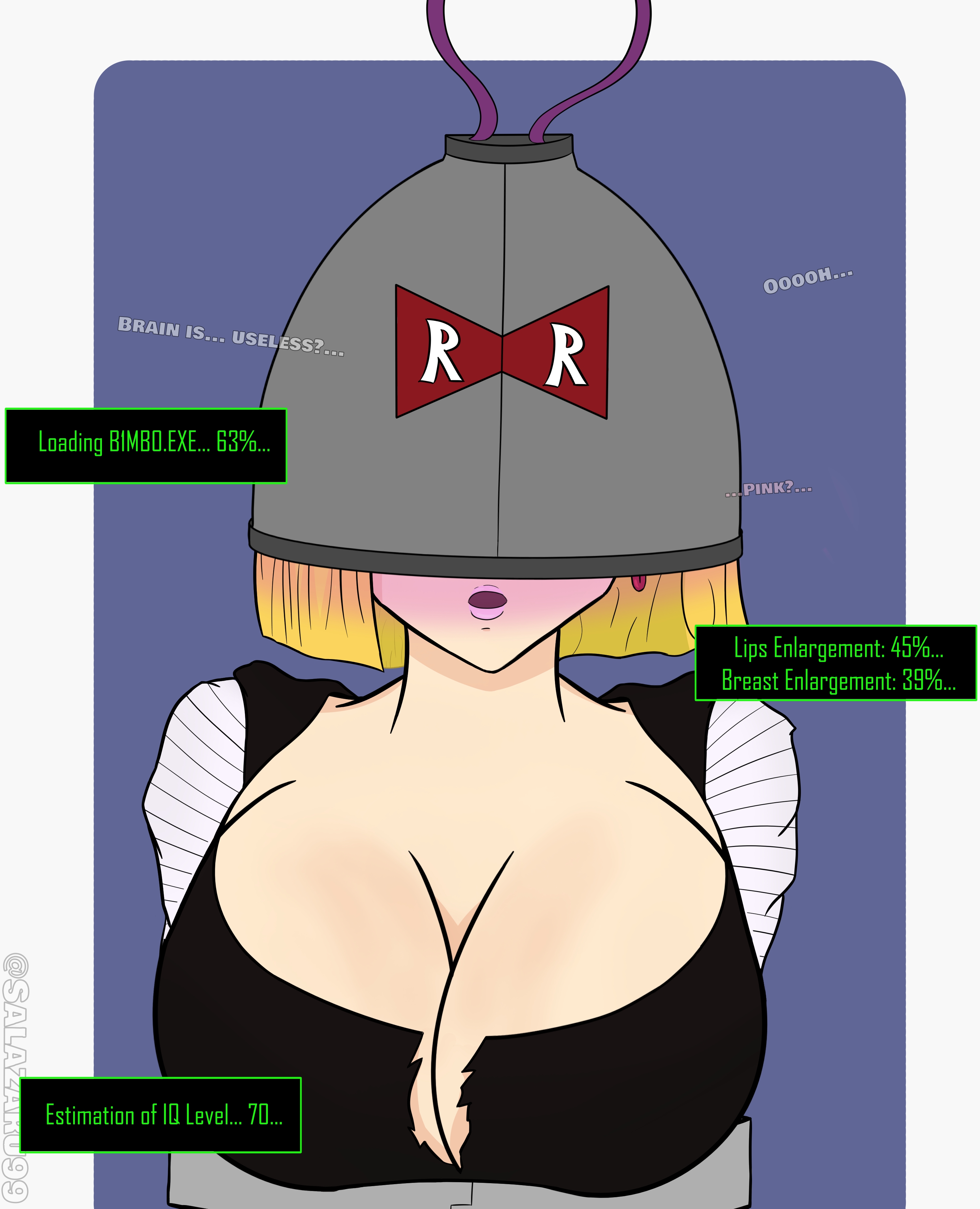 Android 18 (Dragon Ball) Rule 34 Image