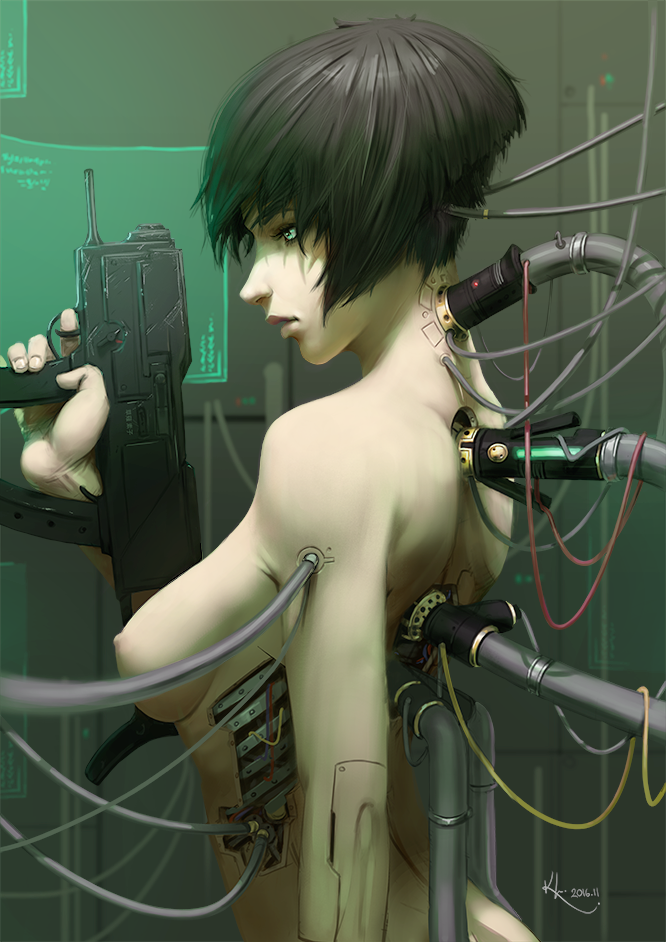 Kusanagi Motoko (Ghost In The Shell) Rule 34 Image