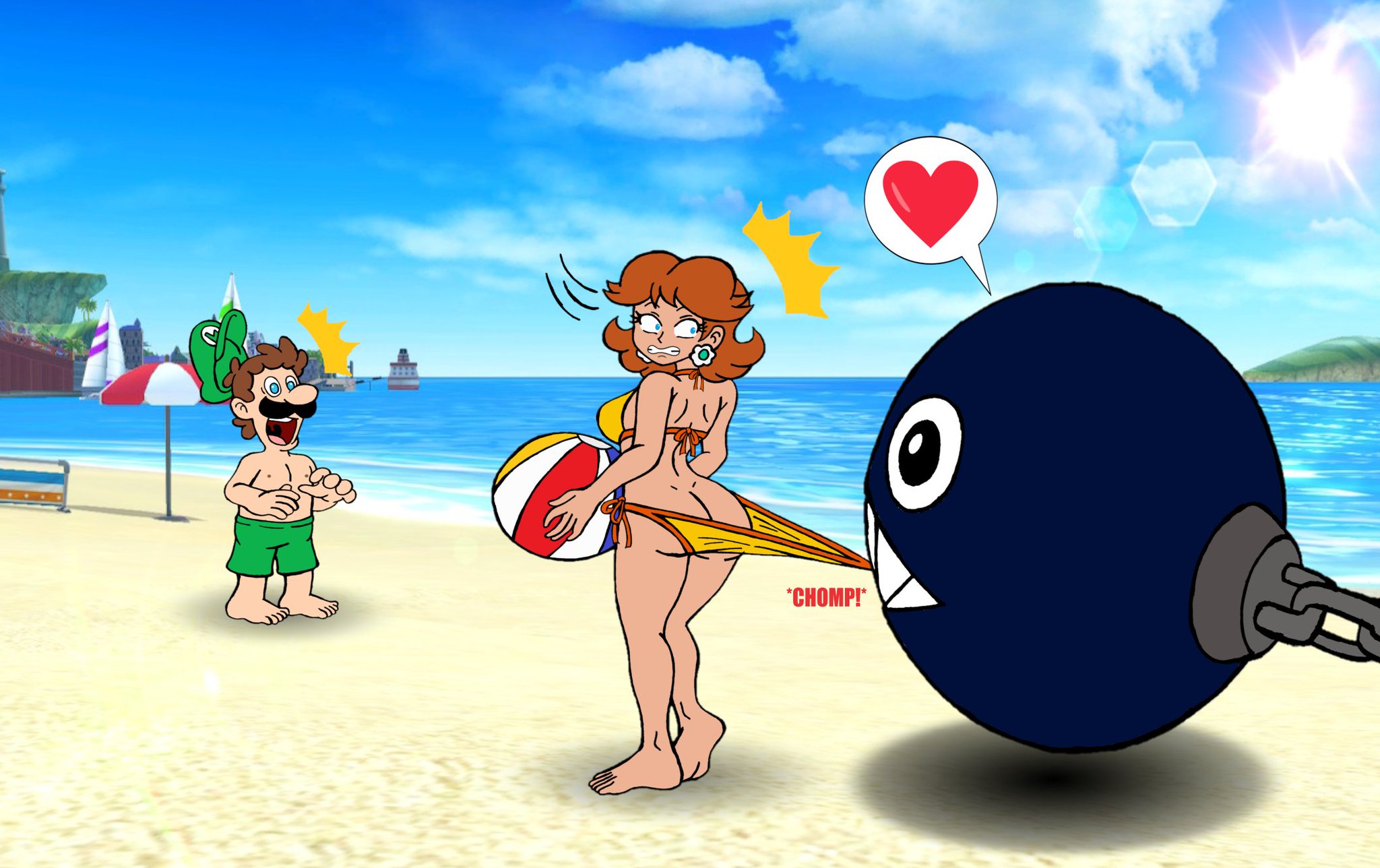Chain Chomp (Mario (Series)) Rule 34 Image