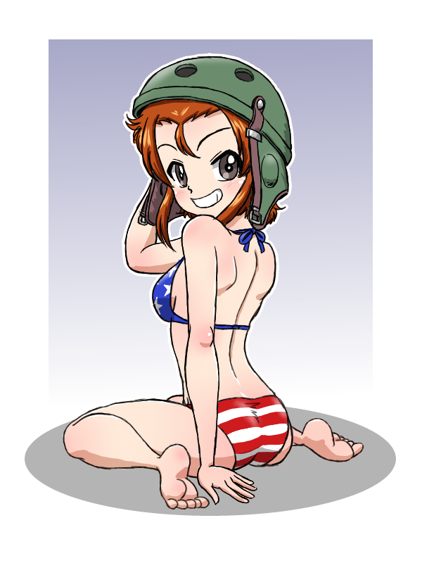 Helmet-Chan (Girls Und Panzer) Rule 34 Image
