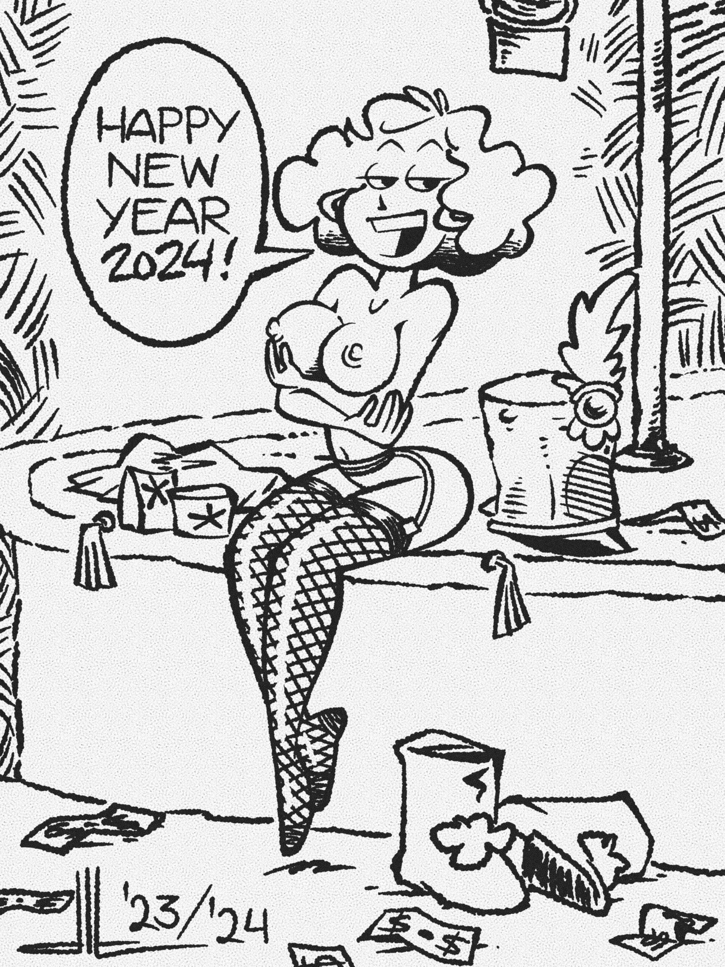 Happy New Year Rule 34 Image