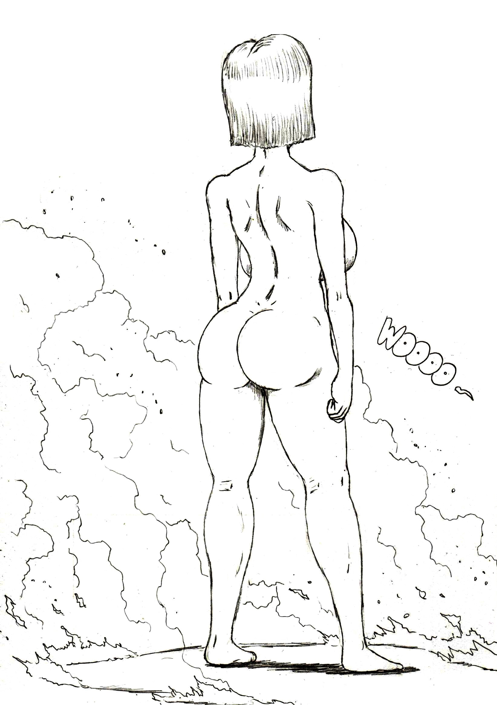 Android 18 (Dragon Ball) Rule 34 Image