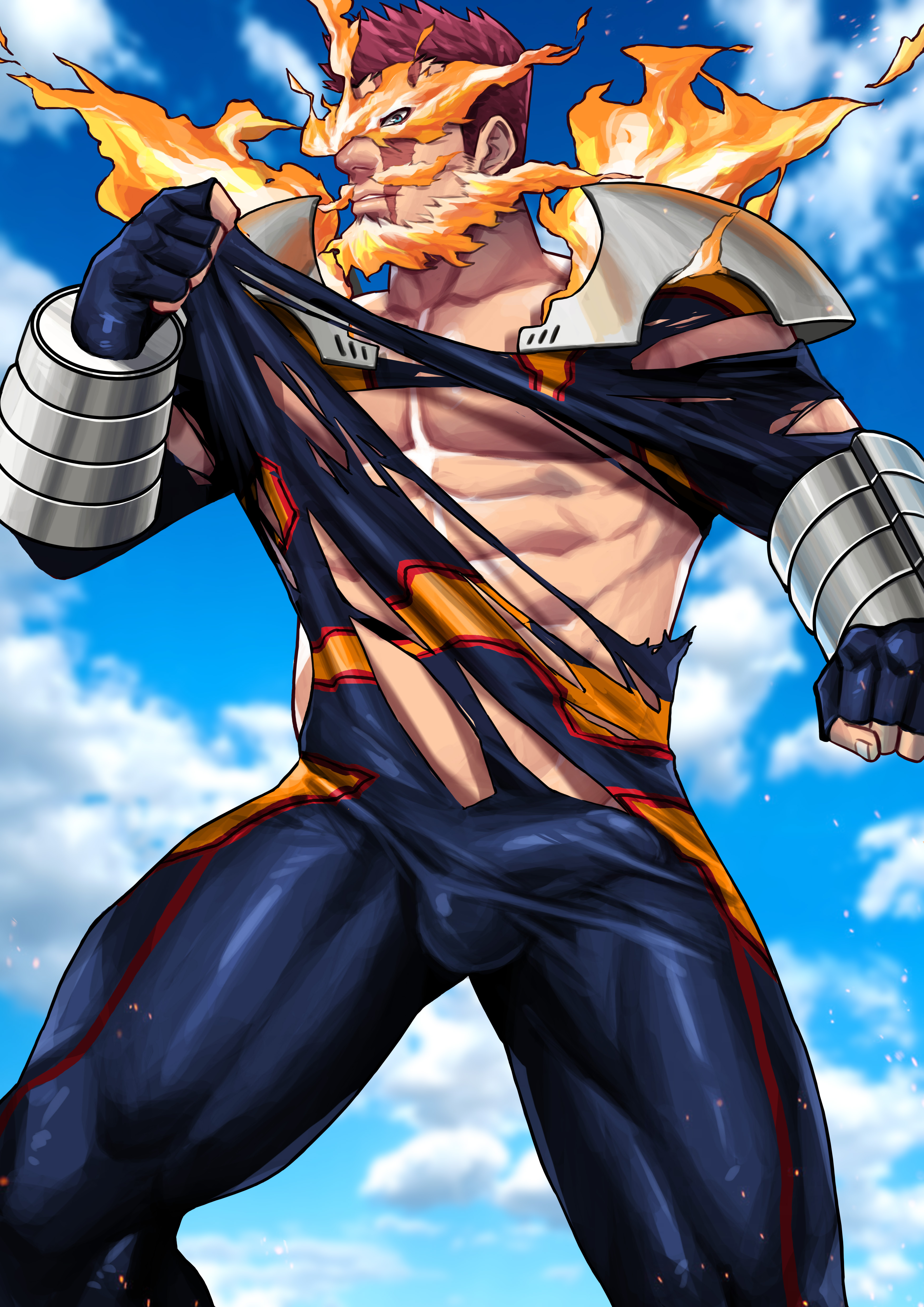 Endeavor (My Hero Academia) Rule 34 Image