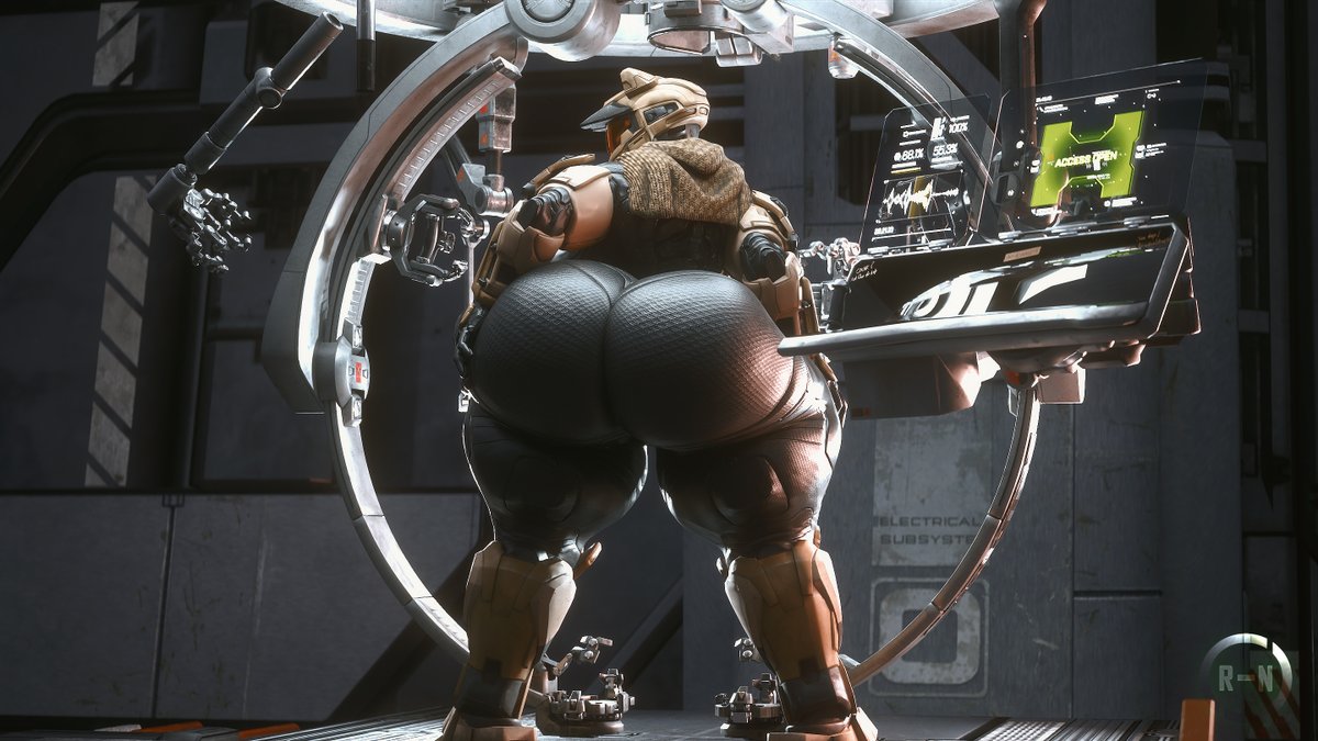 Female Spartan (Halo) Rule 34 Image