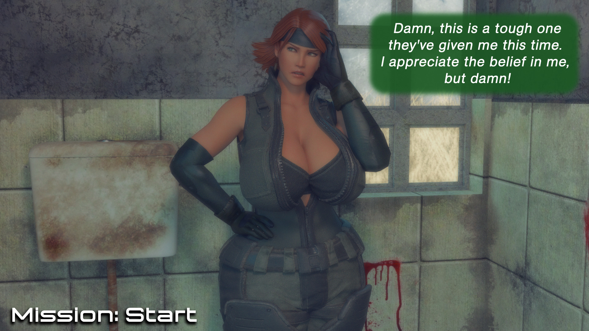Meryl Silverburgh (Metal Gear) Rule 34 Image