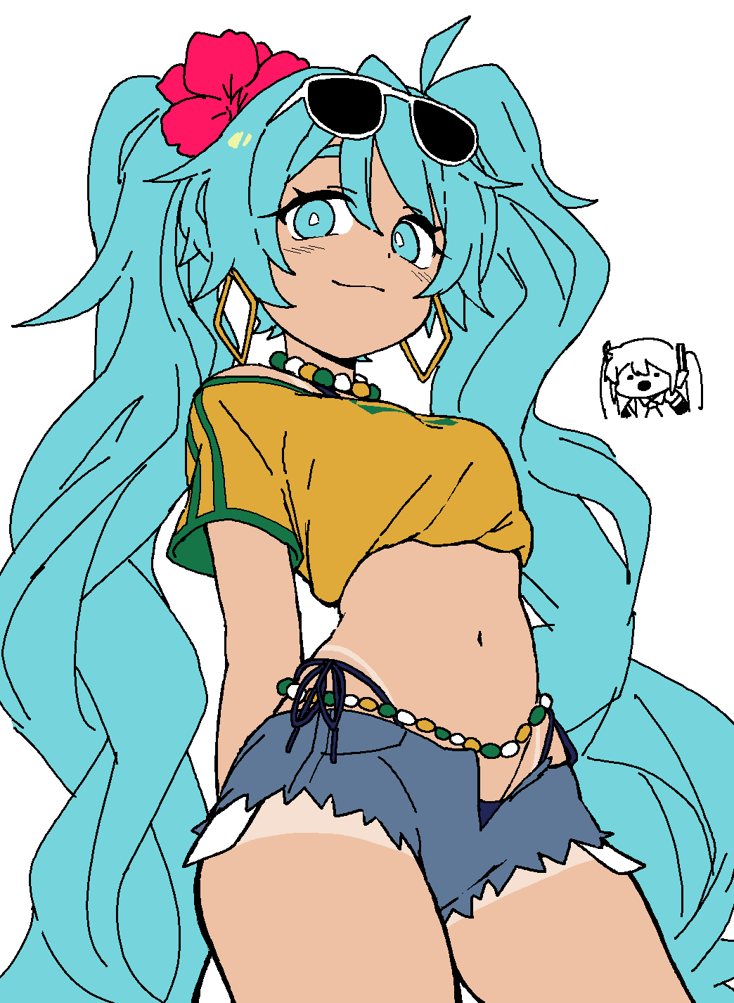 Brazilian Miku (Vocaloid) Rule 34 Image